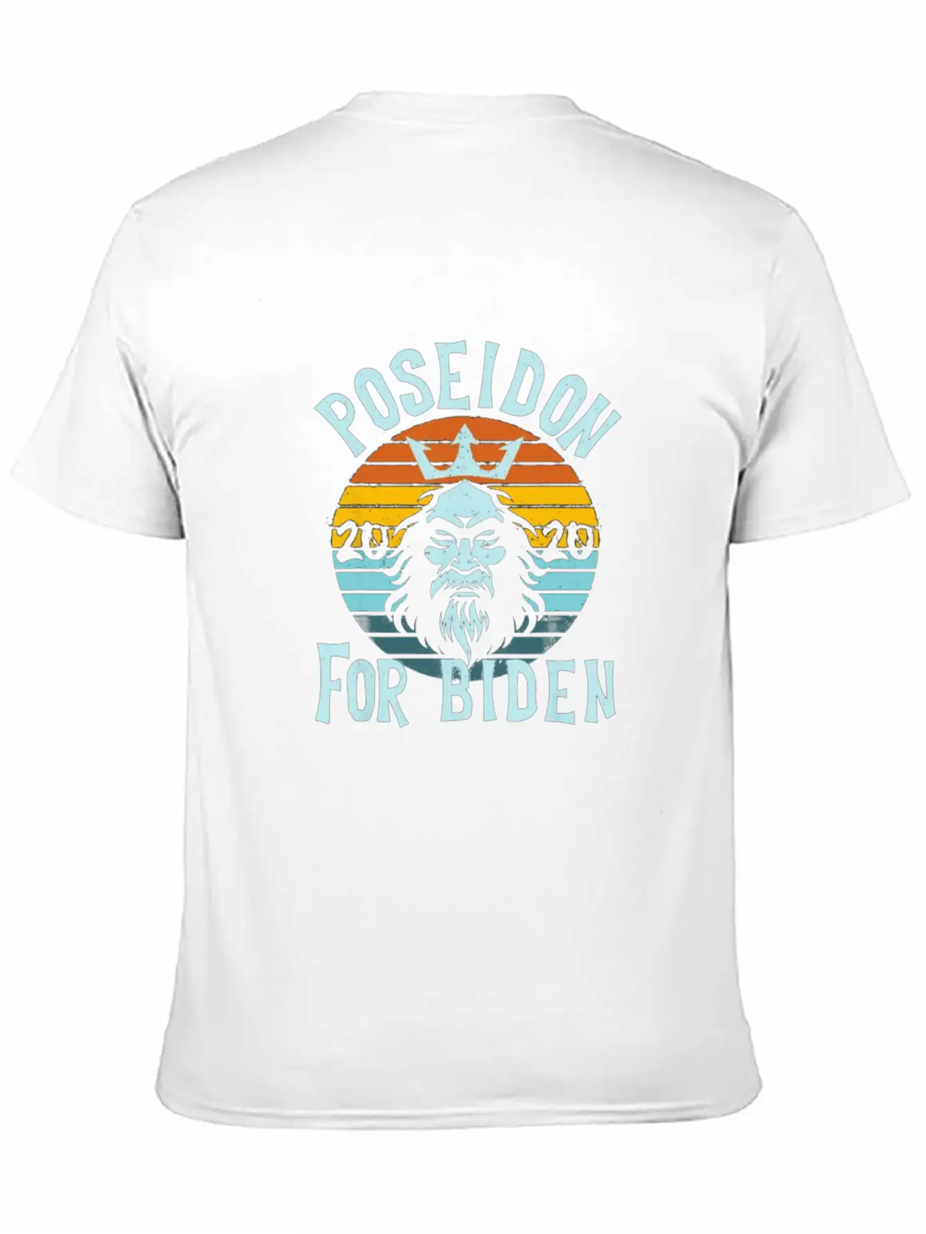 Poseidon For Biden Breathable Soft Cotton T-Shirt – Timeless Casual Look