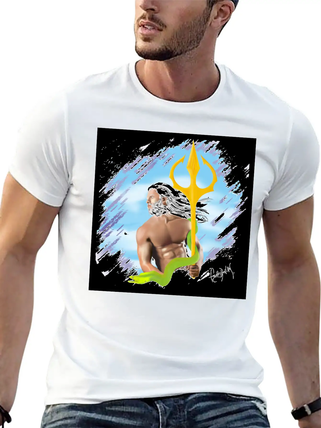 Poseidon Stylish Everyday T-Shirt – Unisex Basic Cotton Tee