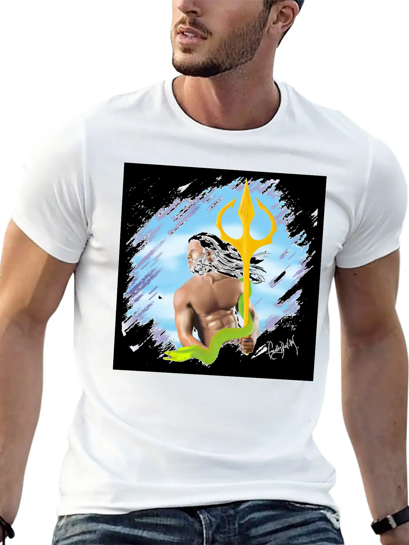 Poseidon Stylish Everyday T-Shirt – Unisex Basic Cotton Tee