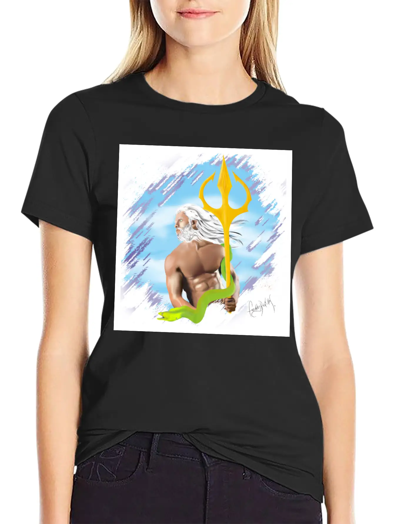 Poseidon Stylish Everyday T-Shirt – Unisex Basic Cotton Tee