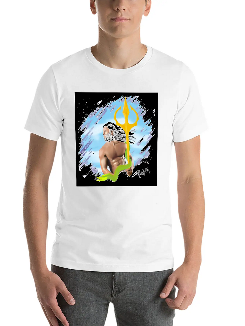 Poseidon Stylish Everyday T-Shirt – Unisex Basic Cotton Tee