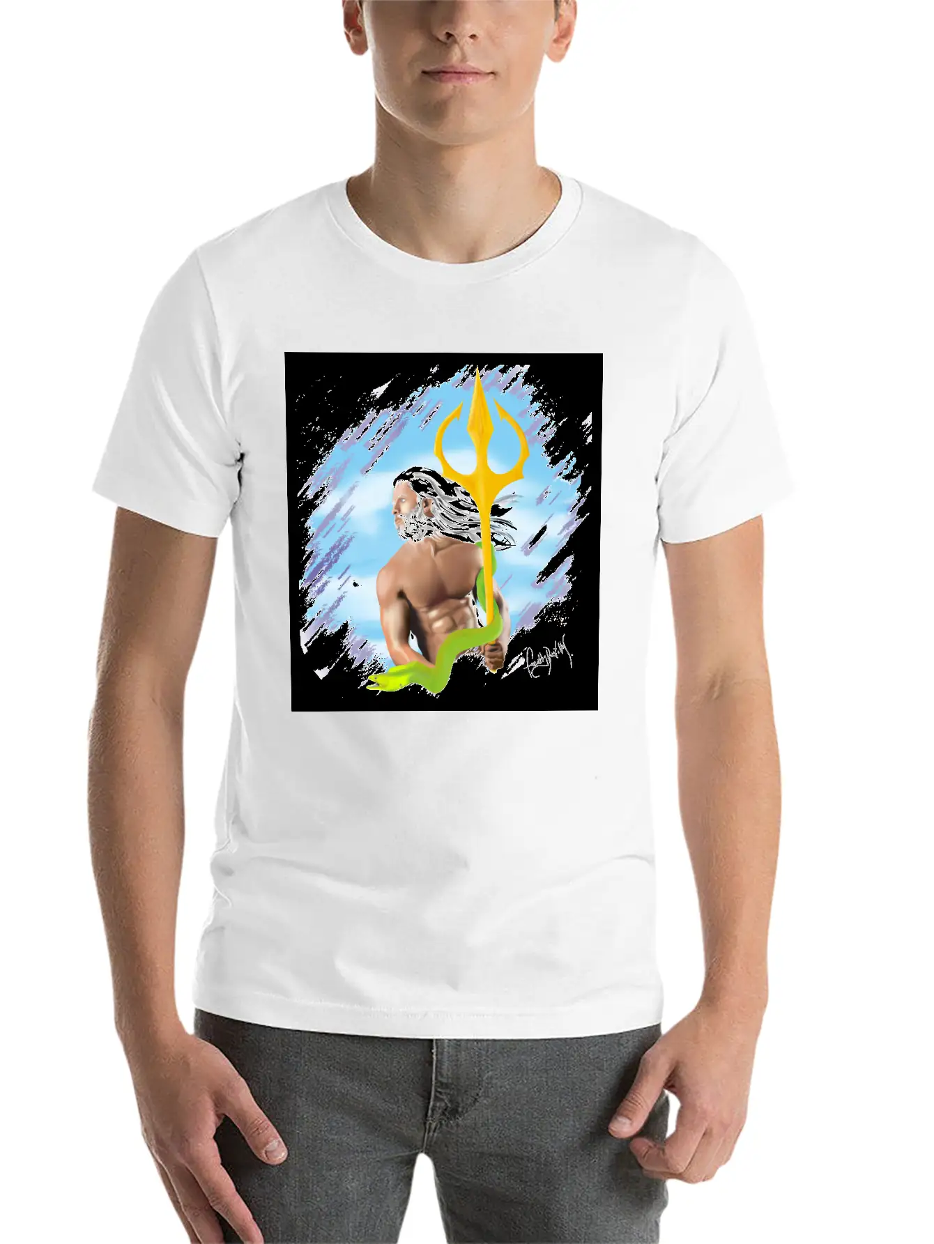 Poseidon Stylish Everyday T-Shirt – Unisex Basic Cotton Tee