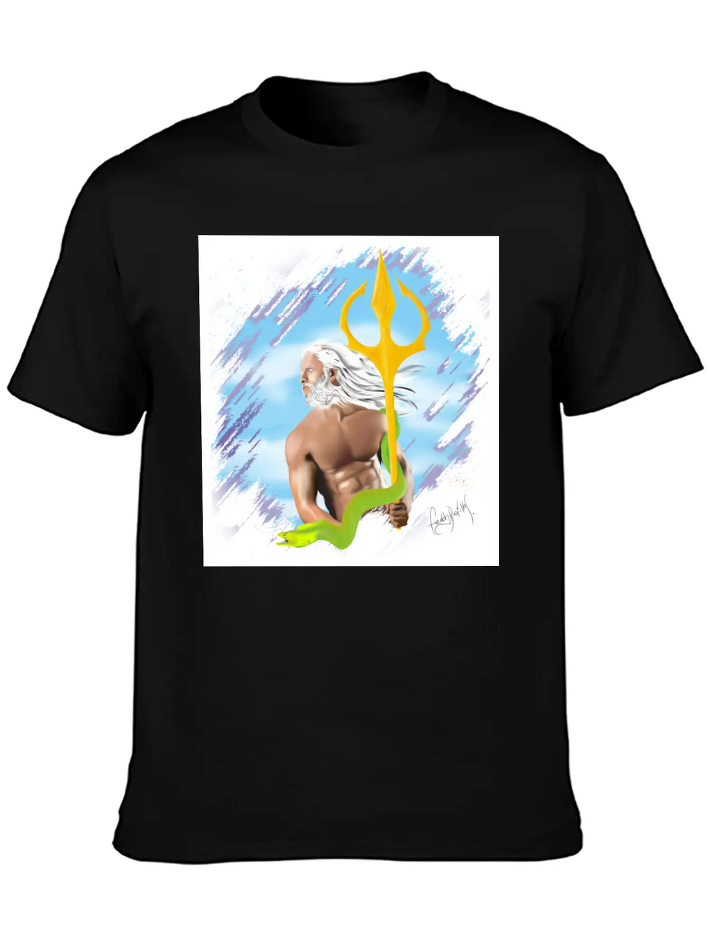 Poseidon Stylish Everyday T-Shirt – Unisex Basic Cotton Tee