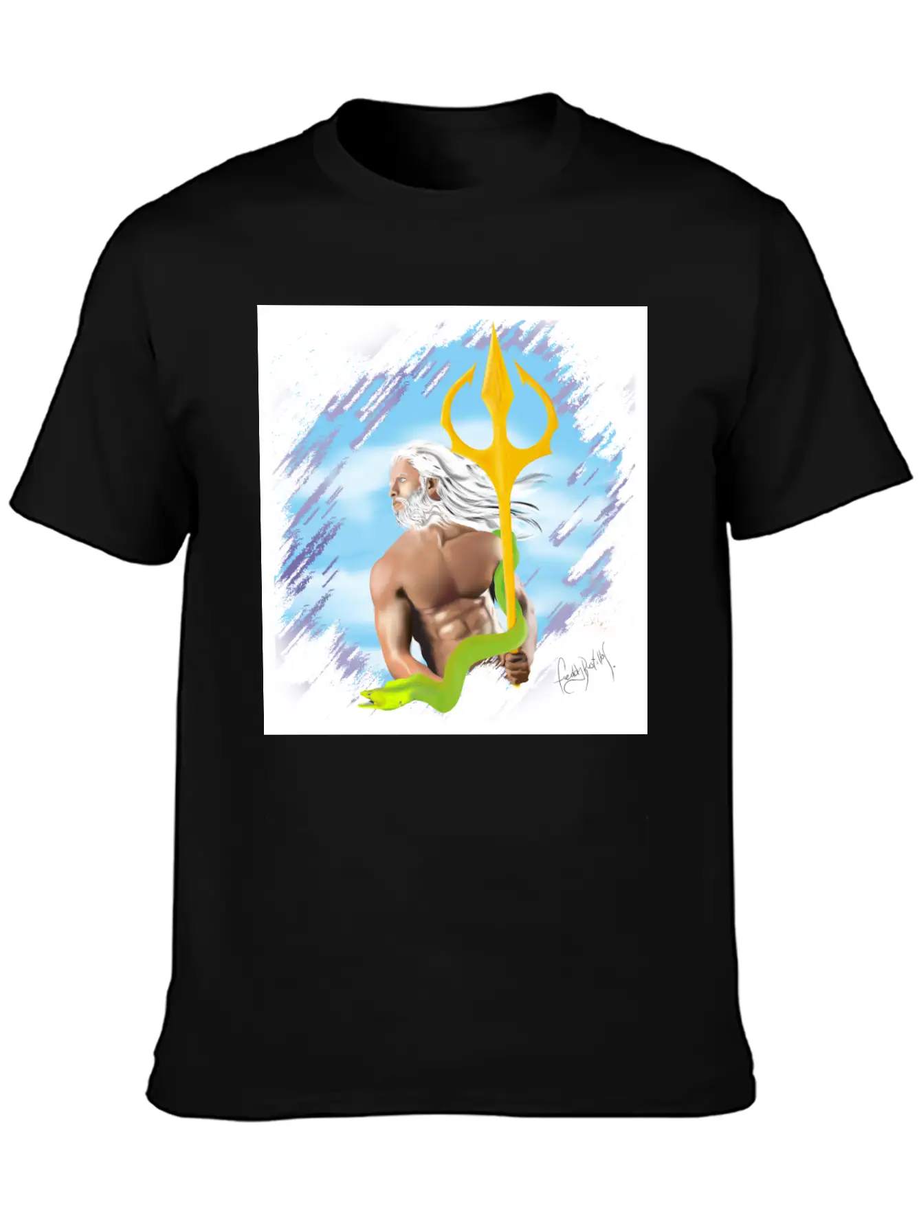 Poseidon Stylish Everyday T-Shirt – Unisex Basic Cotton Tee