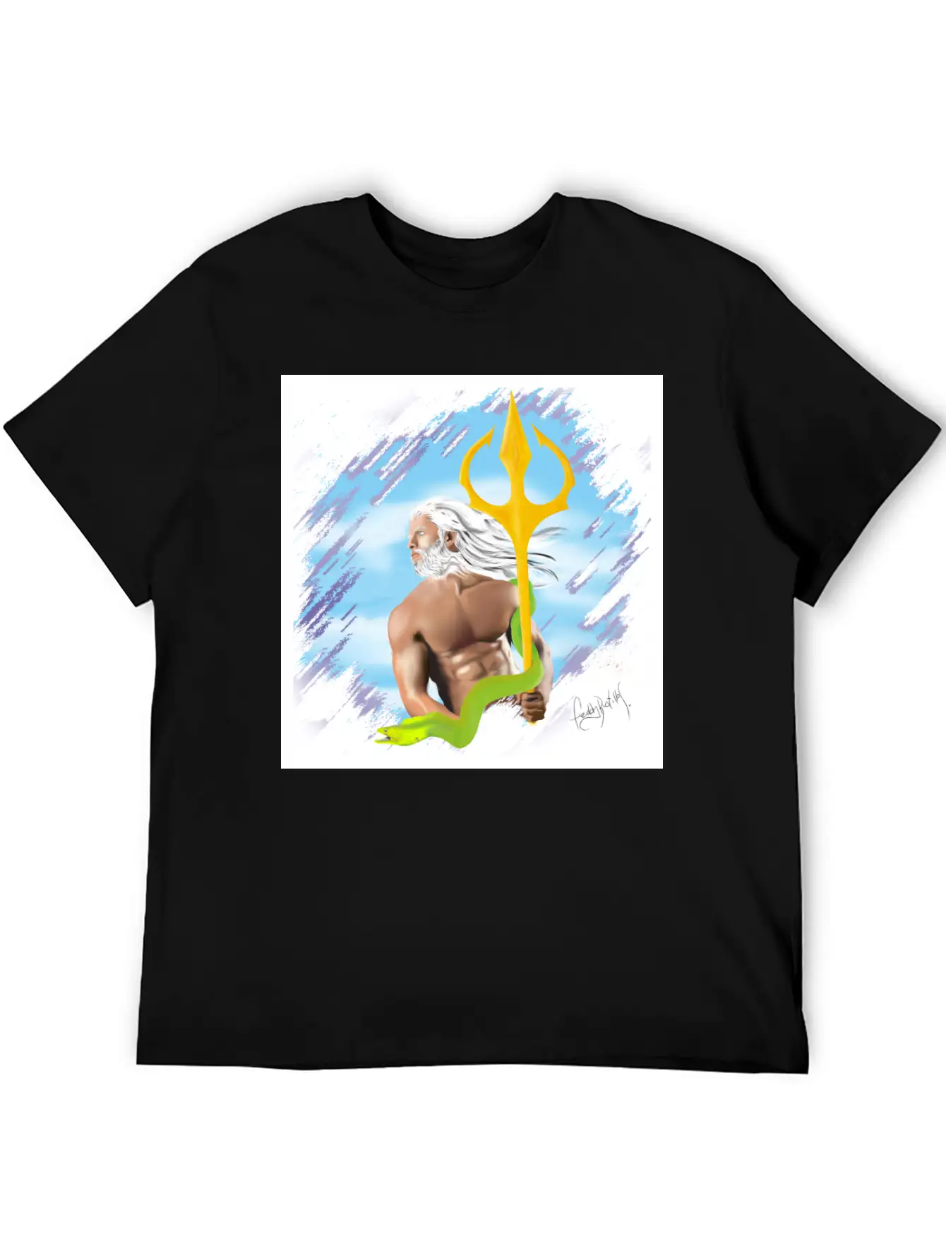 Poseidon Stylish Everyday T-Shirt – Unisex Basic Cotton Tee
