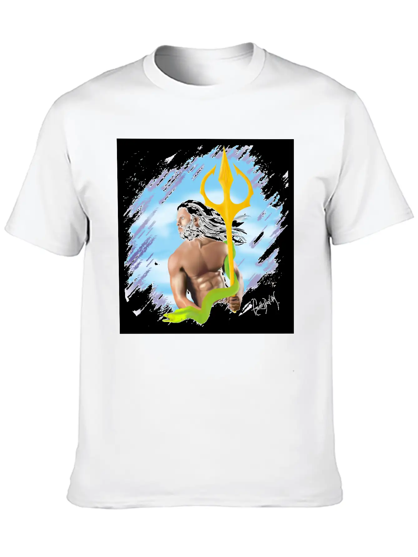 Poseidon Stylish Everyday T-Shirt – Unisex Basic Cotton Tee