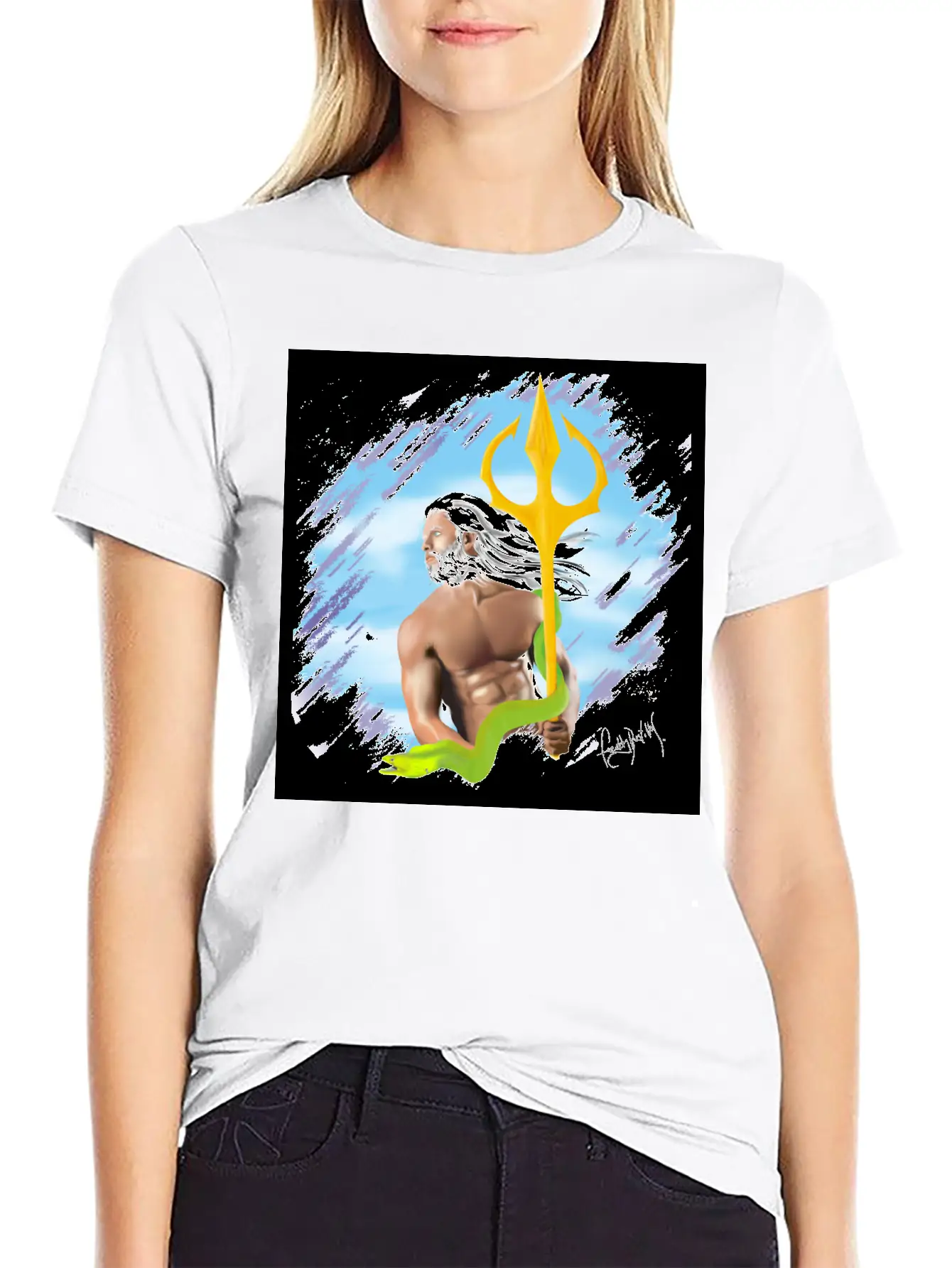 Poseidon Stylish Everyday T-Shirt – Unisex Basic Cotton Tee