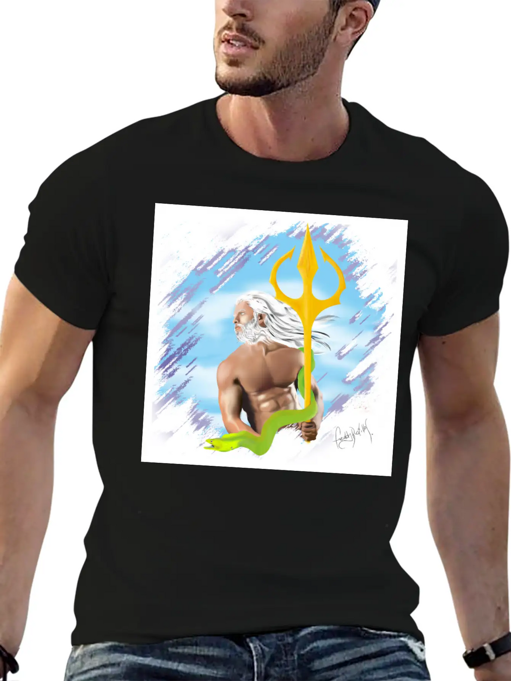 Poseidon Stylish Everyday T-Shirt – Unisex Basic Cotton Tee