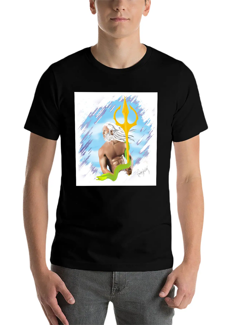 Poseidon Stylish Everyday T-Shirt – Unisex Basic Cotton Tee