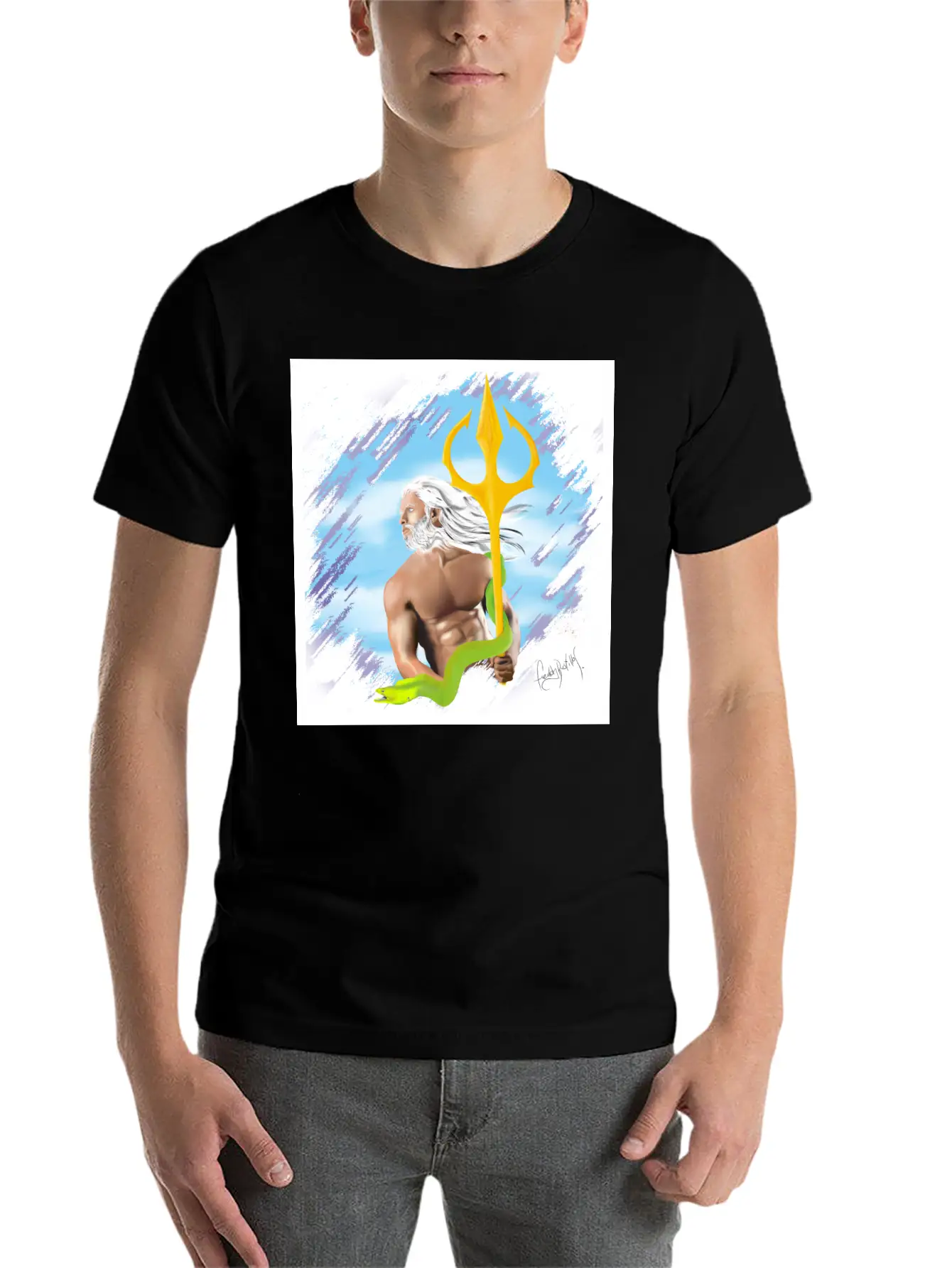 Poseidon Stylish Everyday T-Shirt – Unisex Basic Cotton Tee