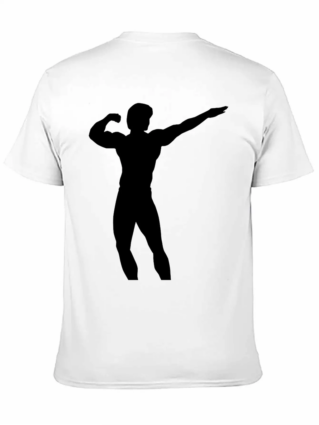Posing Body Builder Breathable Soft Cotton T-Shirt – Timeless Casual Look