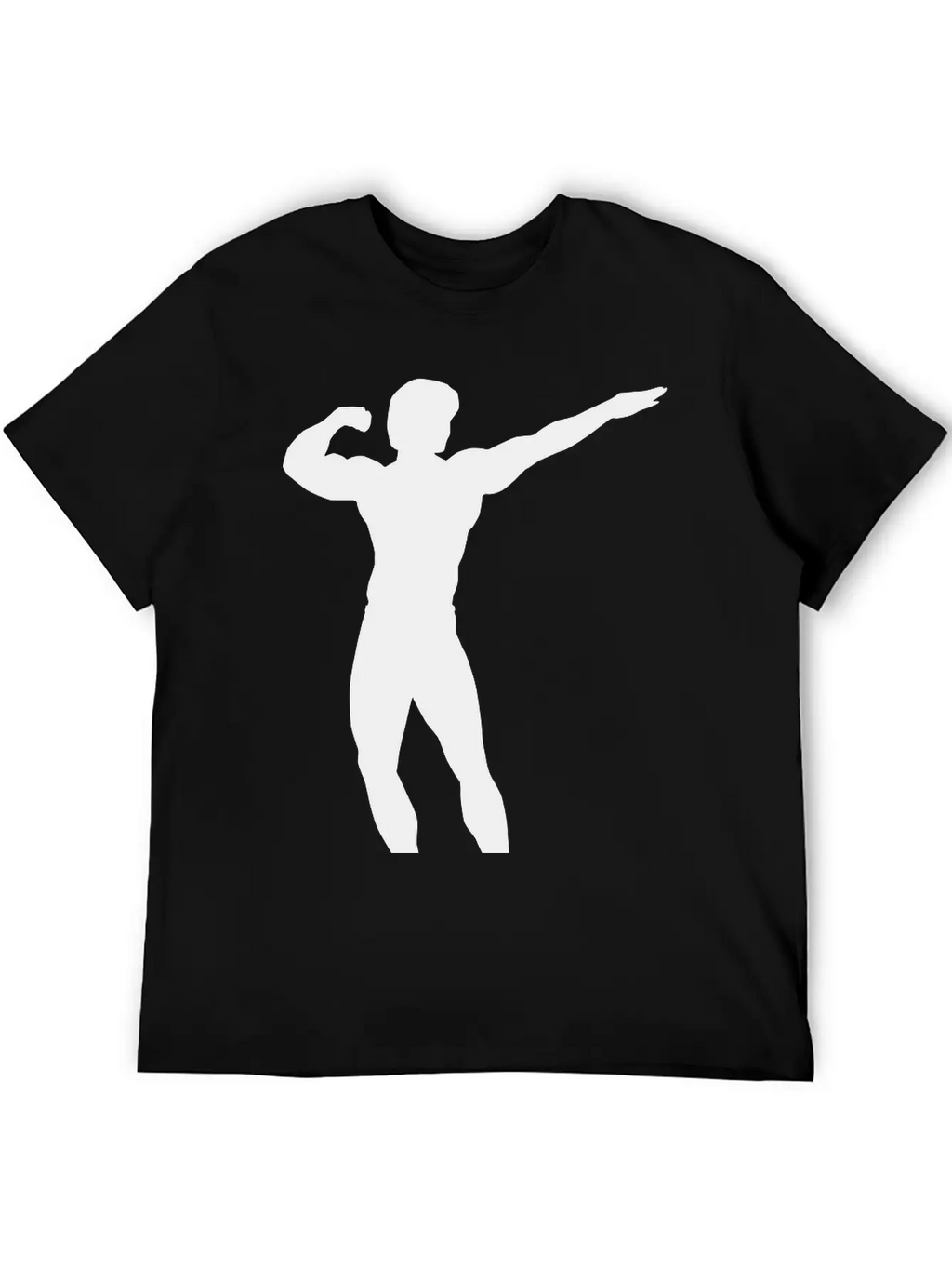 Posing Body Builder Breathable Soft Cotton T-Shirt – Timeless Casual Look