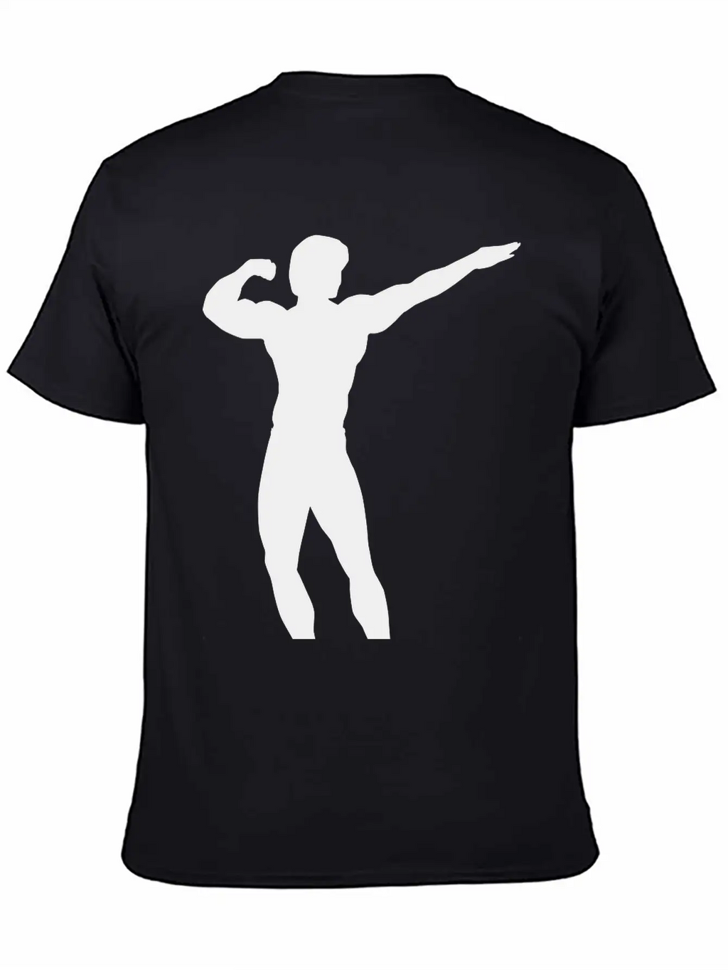 Posing Body Builder Breathable Soft Cotton T-Shirt – Timeless Casual Look
