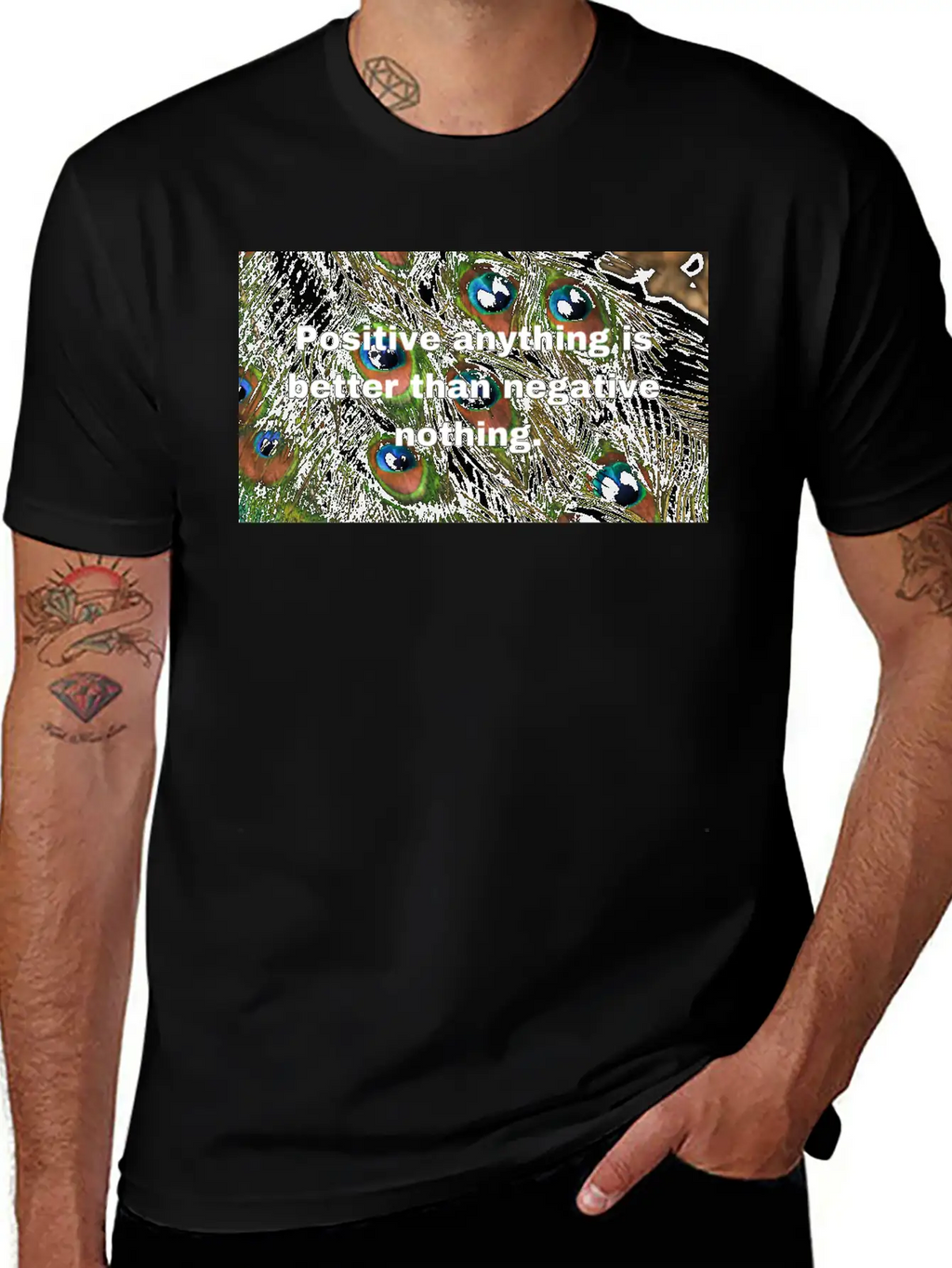 Positive Attitude Unisex Casual T-Shirt – Clean Design For Daily Comfort