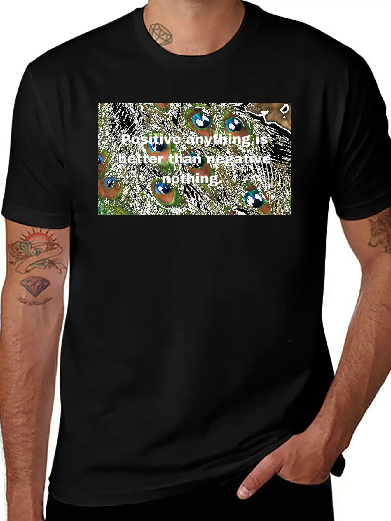 Positive Attitude Unisex Casual T-Shirt – Clean Design For Daily Comfort