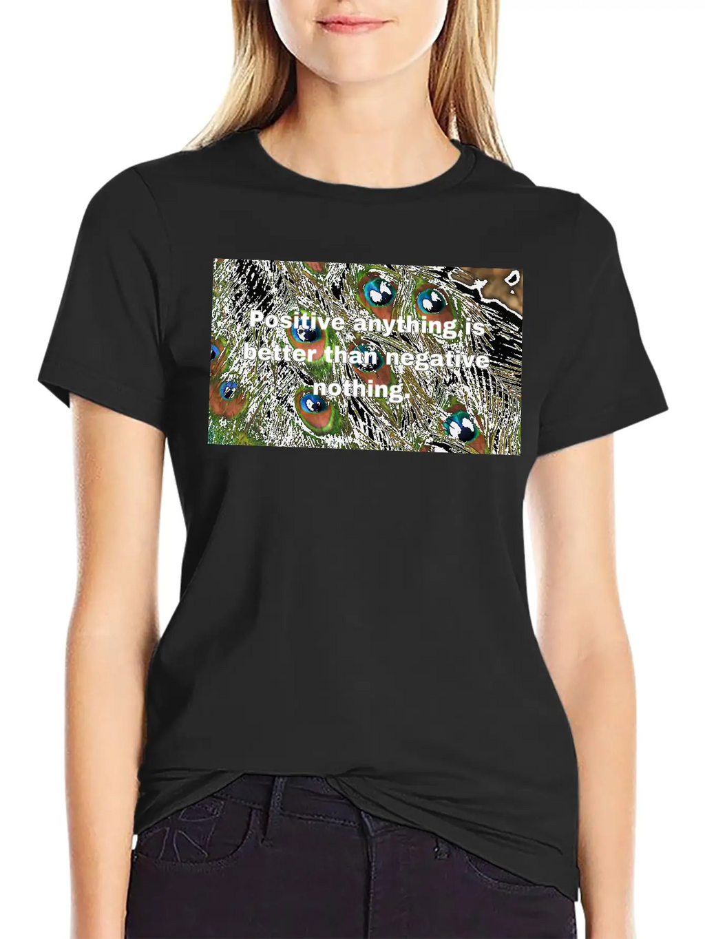 Positive Attitude Unisex Casual T-Shirt – Clean Design For Daily Comfort