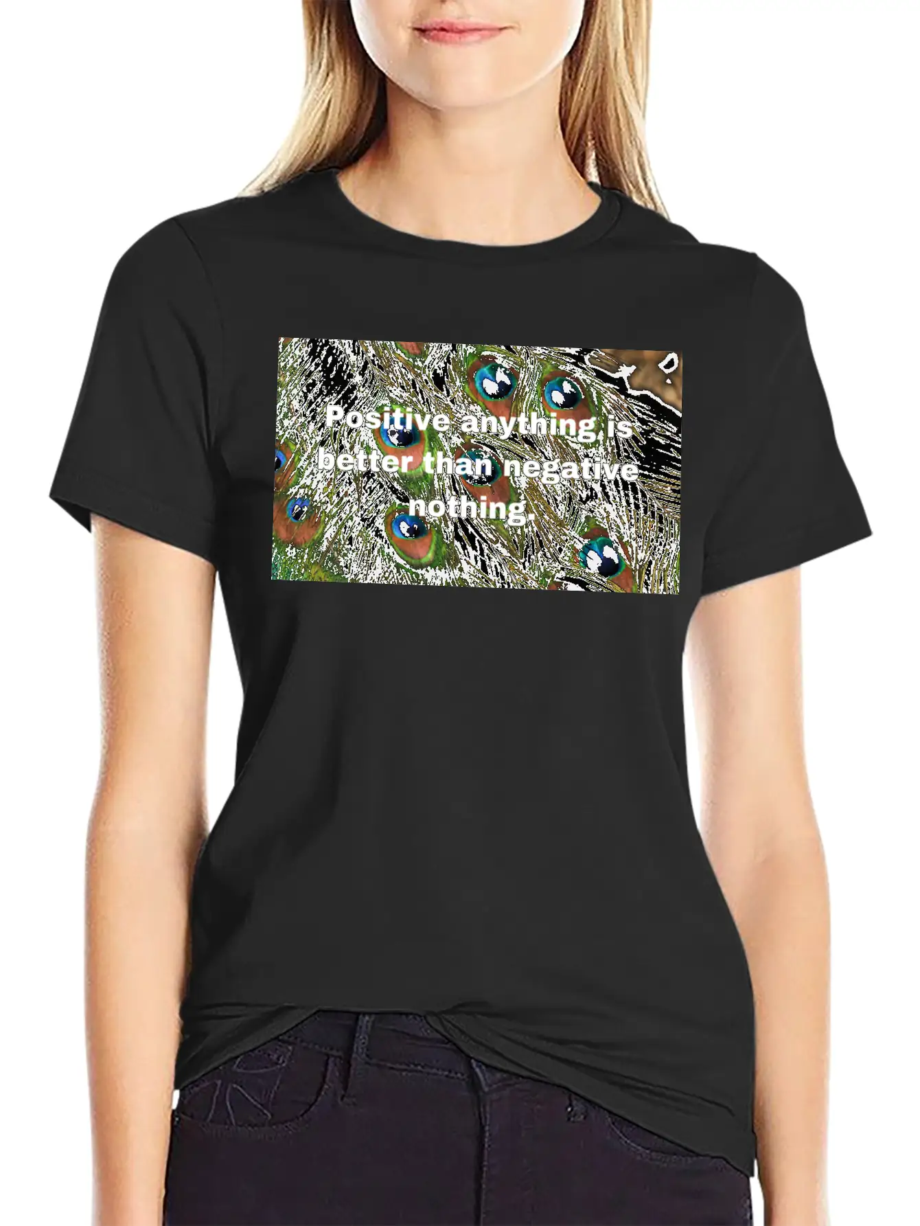 Positive Attitude Unisex Casual T-Shirt – Clean Design For Daily Comfort