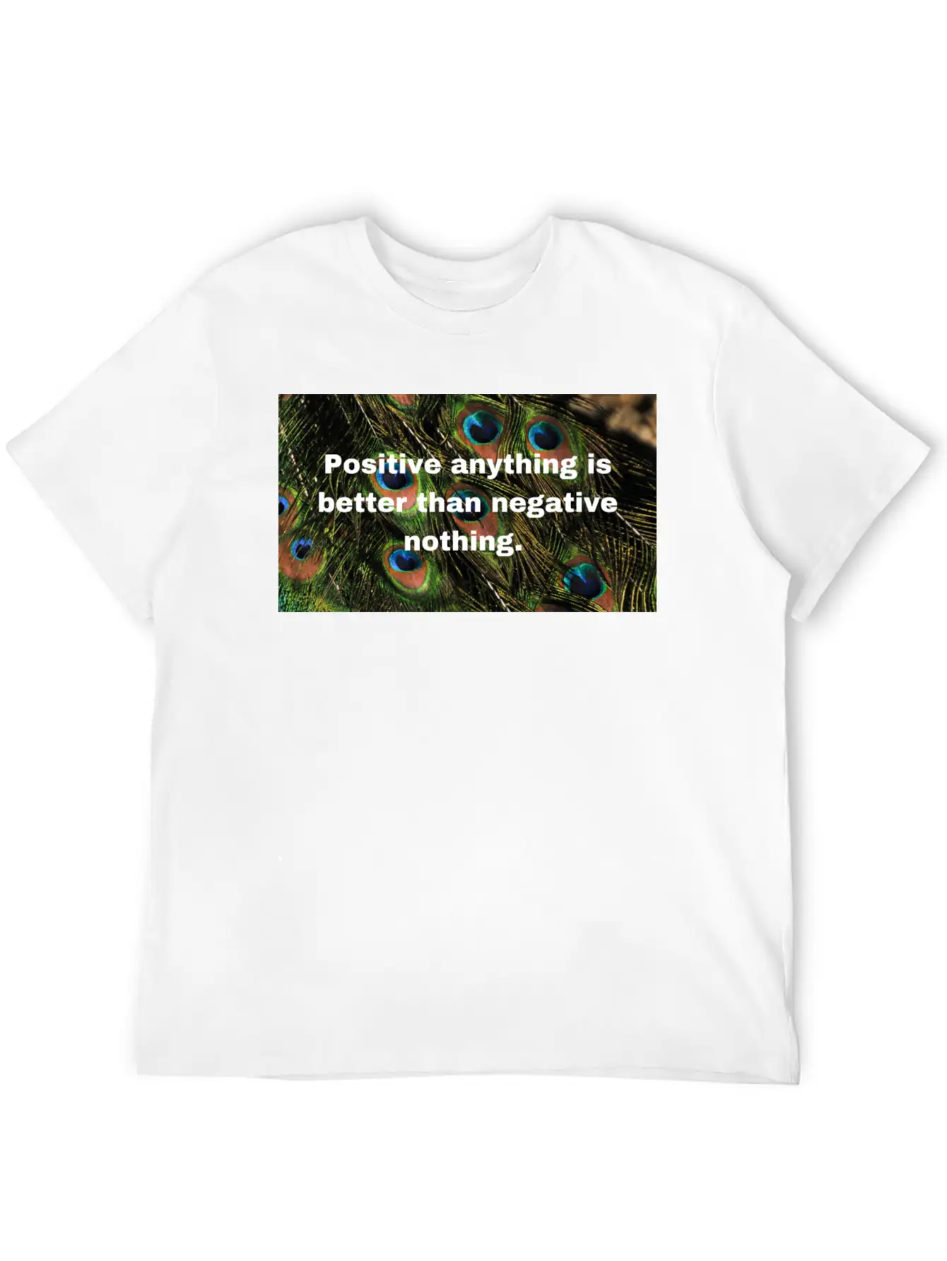 Positive Attitude Unisex Casual T-Shirt – Clean Design For Daily Comfort