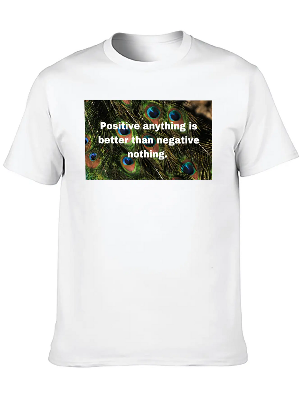 Positive Attitude Unisex Casual T-Shirt – Clean Design For Daily Comfort