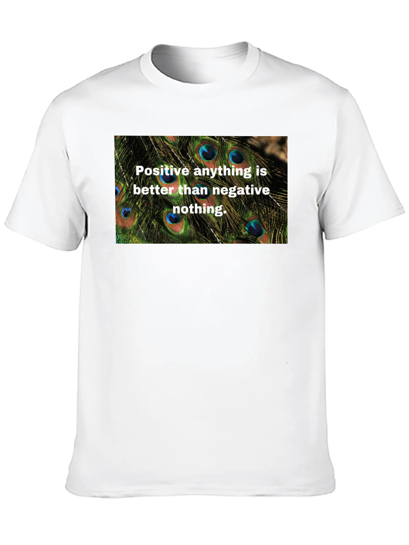 Positive Attitude Unisex Casual T-Shirt – Clean Design For Daily Comfort