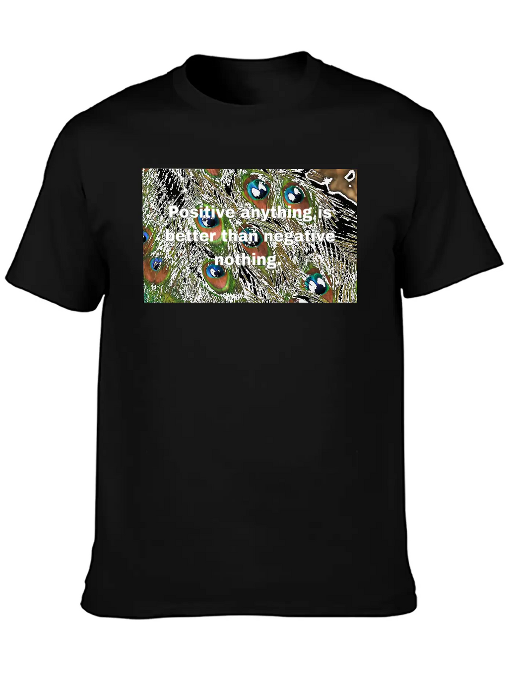 Positive Attitude Unisex Casual T-Shirt – Clean Design For Daily Comfort