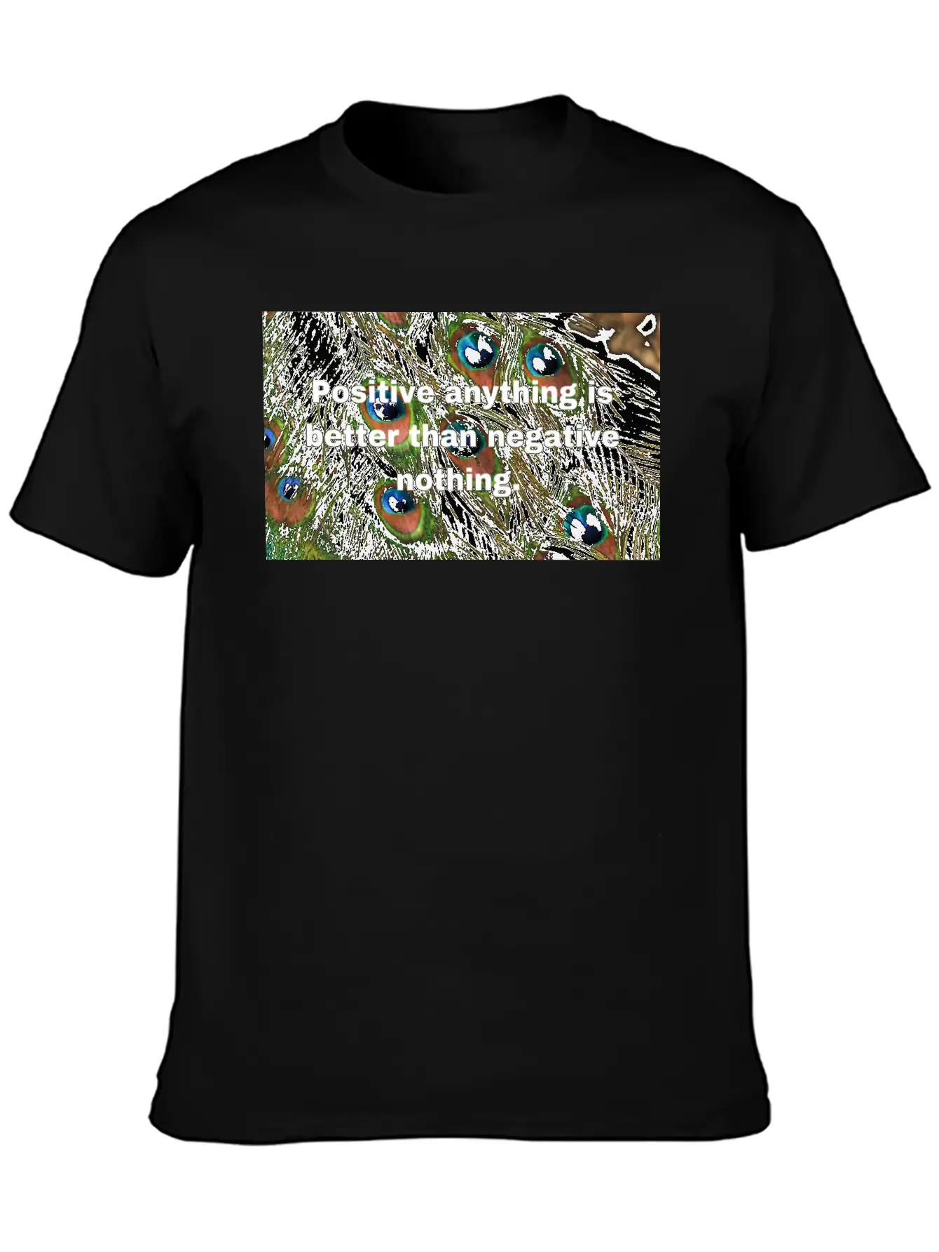 Positive Attitude Unisex Casual T-Shirt – Clean Design For Daily Comfort