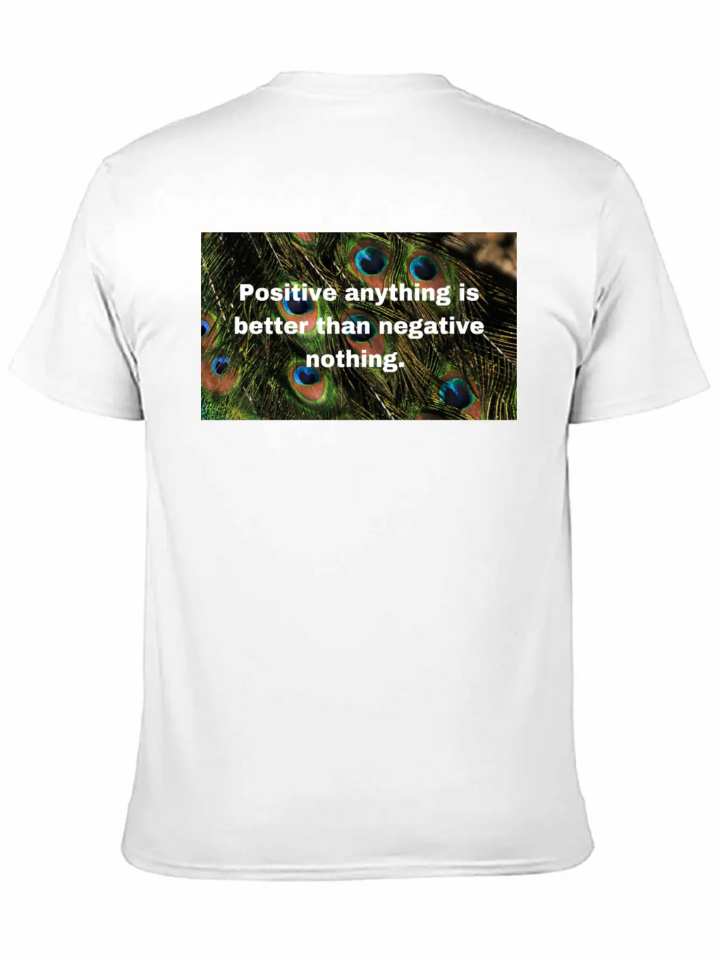 Positive Attitude Unisex Casual T-Shirt – Clean Design For Daily Comfort