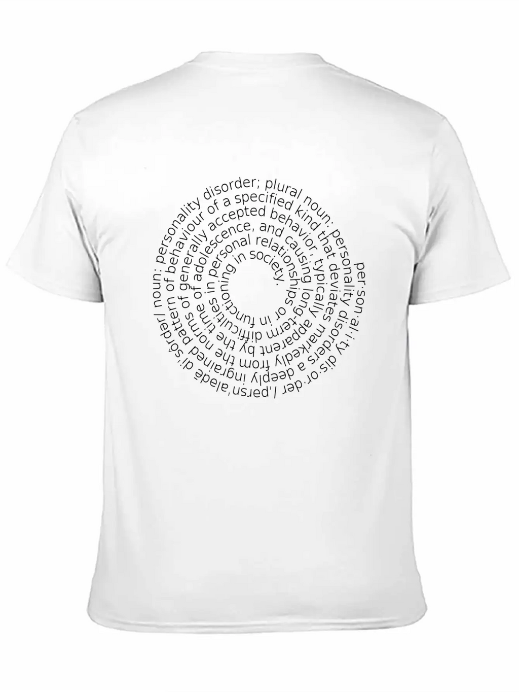 Positive Personality Unisex Casual T-Shirt – Clean Design For Daily Comfort