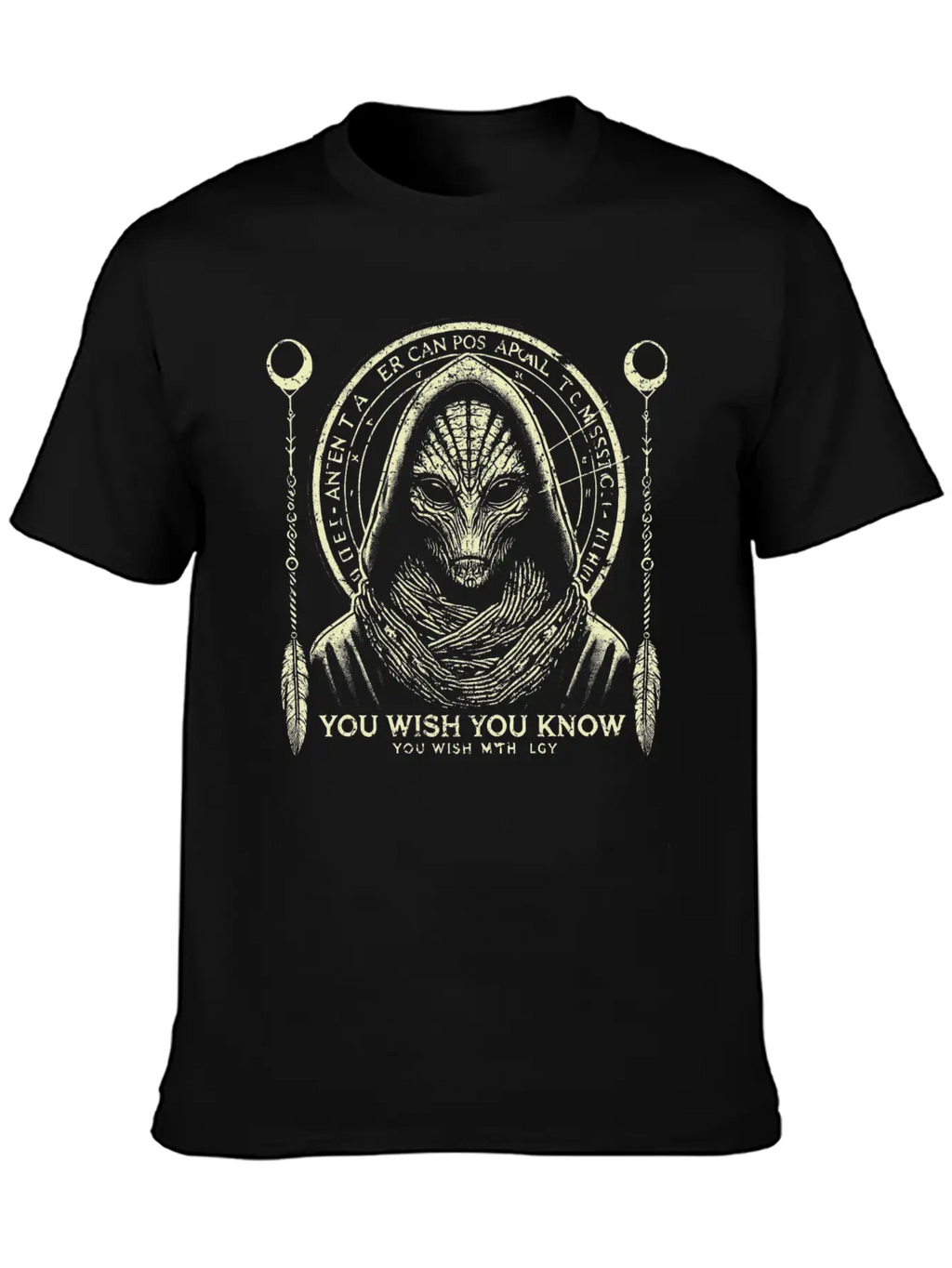 Post-apocalyptic Vintage Alien Unisex Short Sleeve Soft Cotton T-Shirt – Casual Everyday Wear