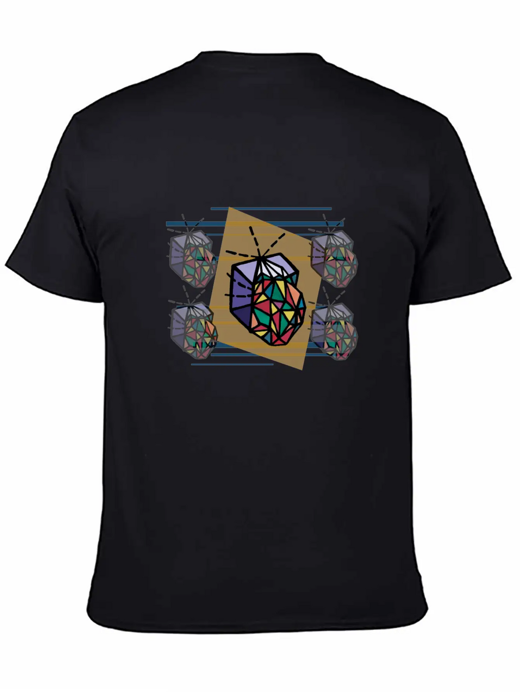 Poster:: Spacey Fabric Unisex Short Sleeve Soft Cotton T-Shirt – Casual Everyday Wear