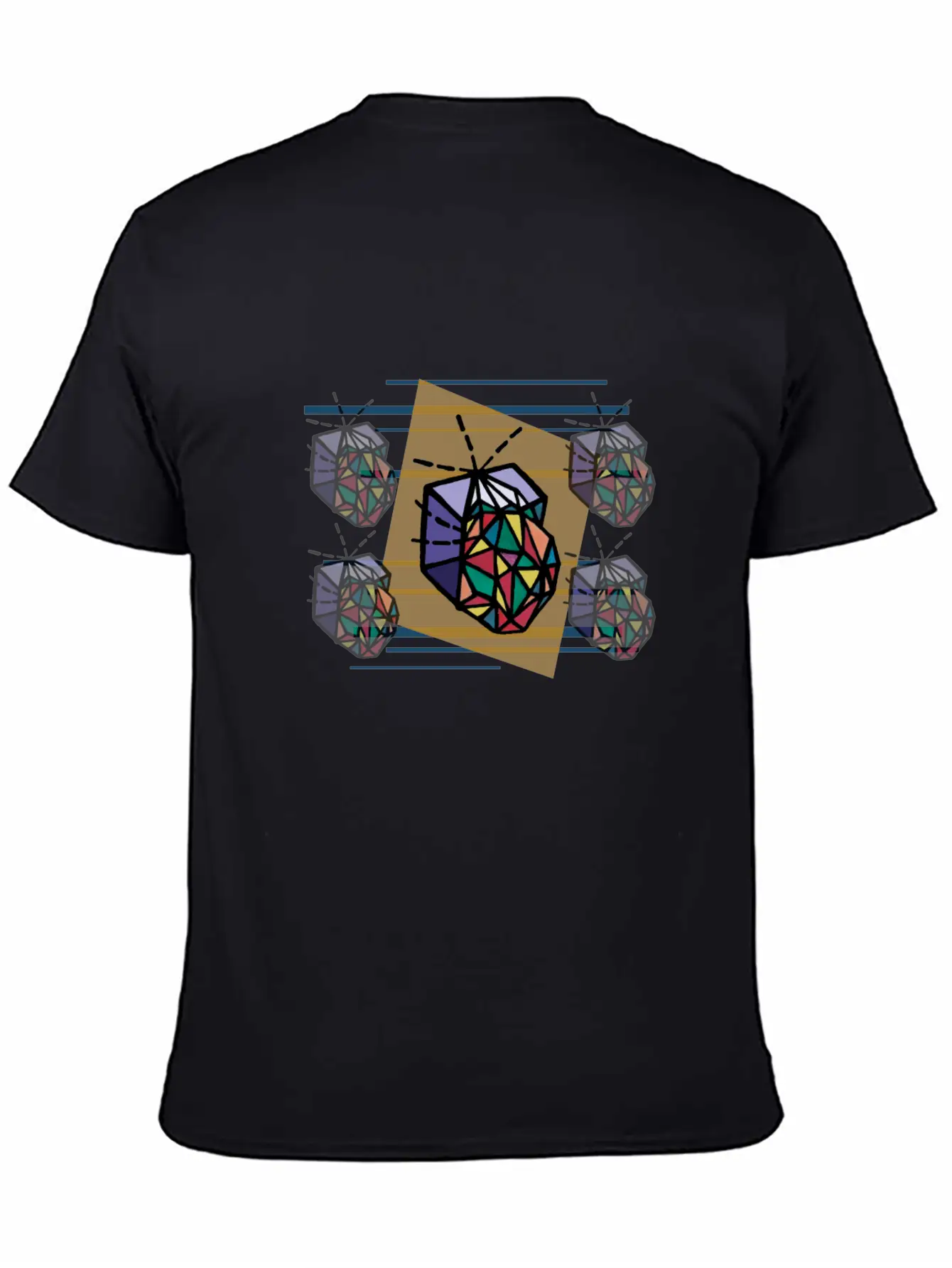 Poster:: Spacey Fabric Unisex Short Sleeve Soft Cotton T-Shirt – Casual Everyday Wear