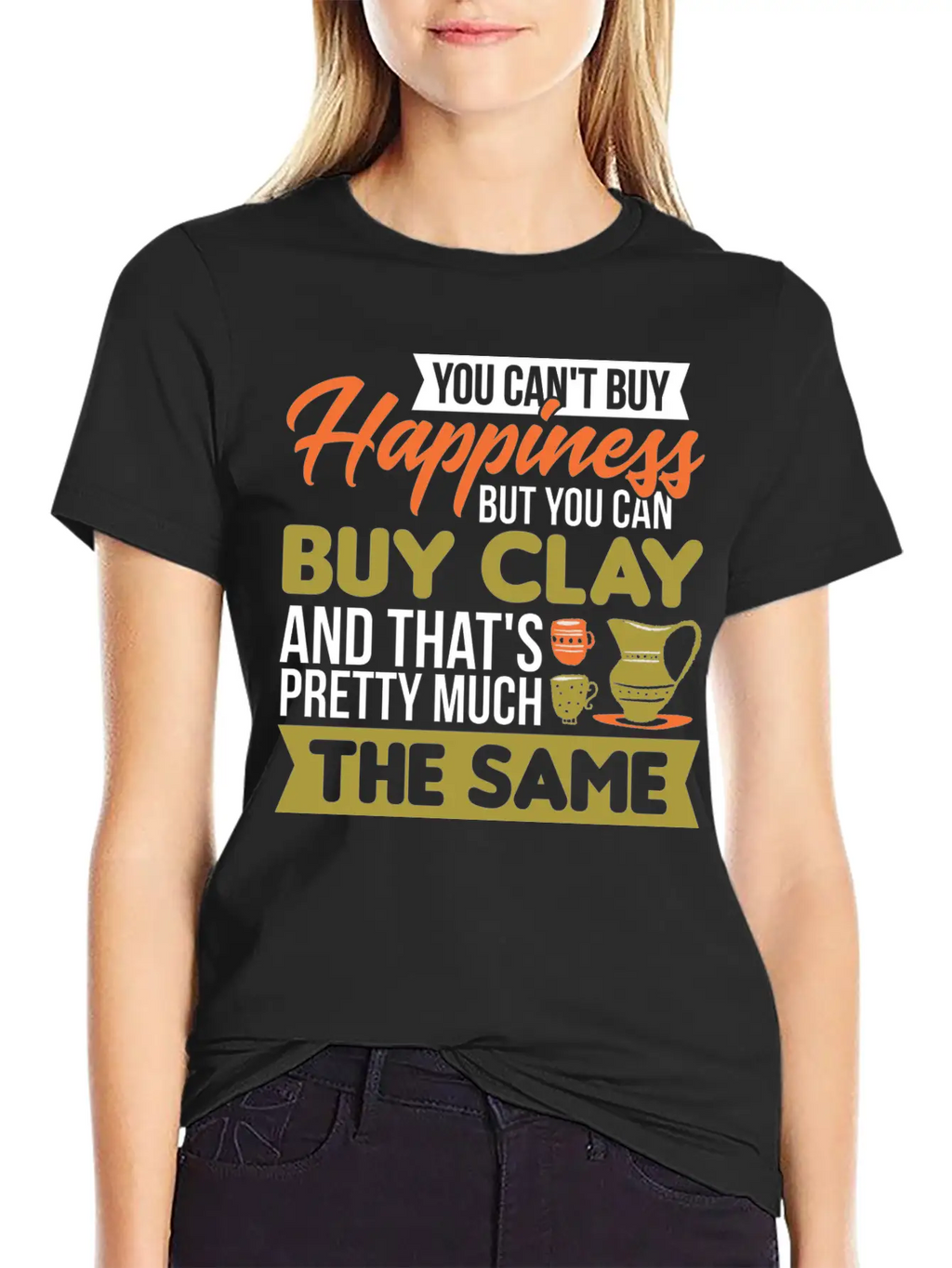 Potters Mud Clay Ceramics Artist Pottery Unisex Casual T-Shirt – Clean Design For Daily Comfort