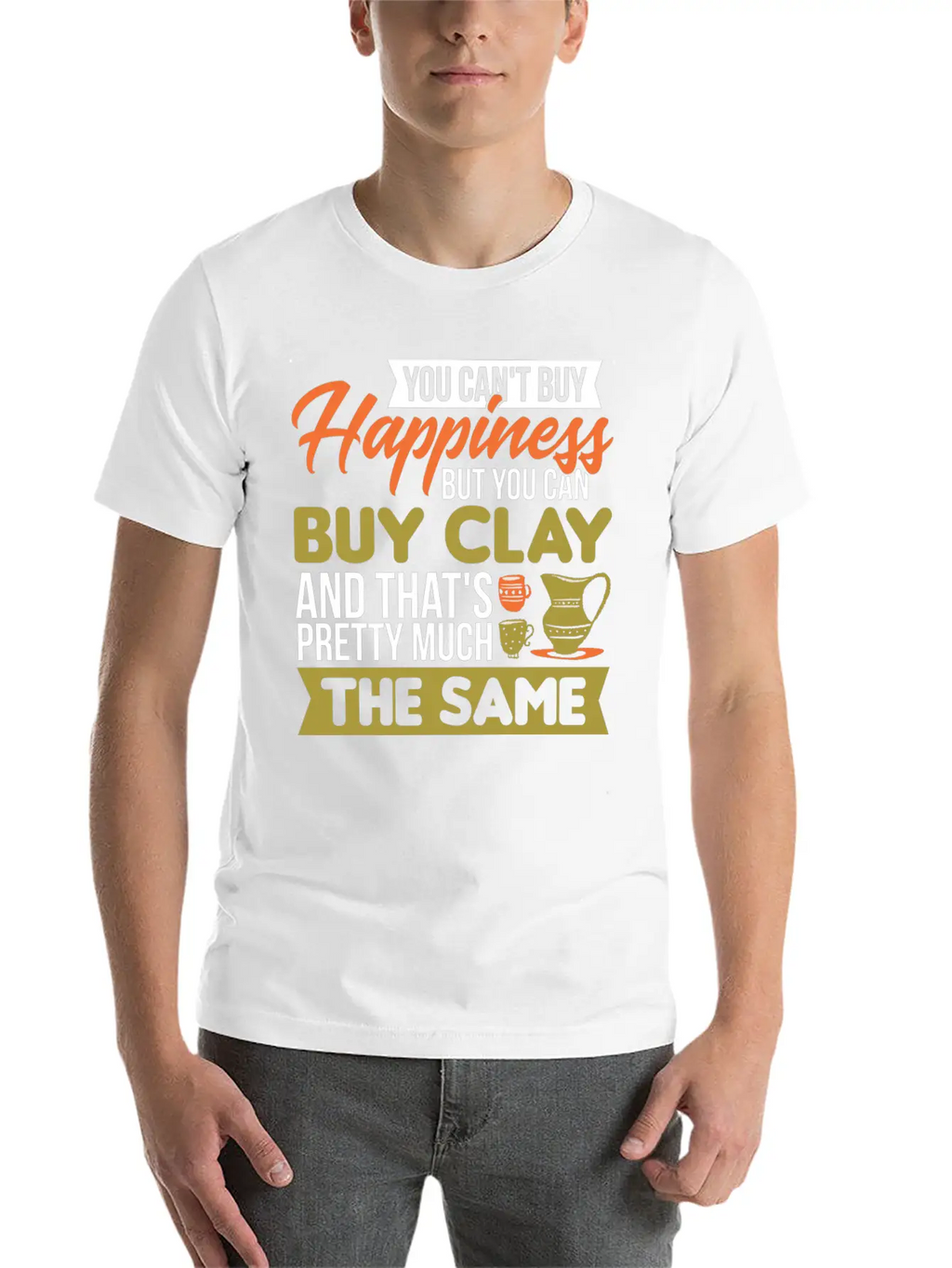 Potters Mud Clay Ceramics Artist Pottery Unisex Casual T-Shirt – Clean Design For Daily Comfort