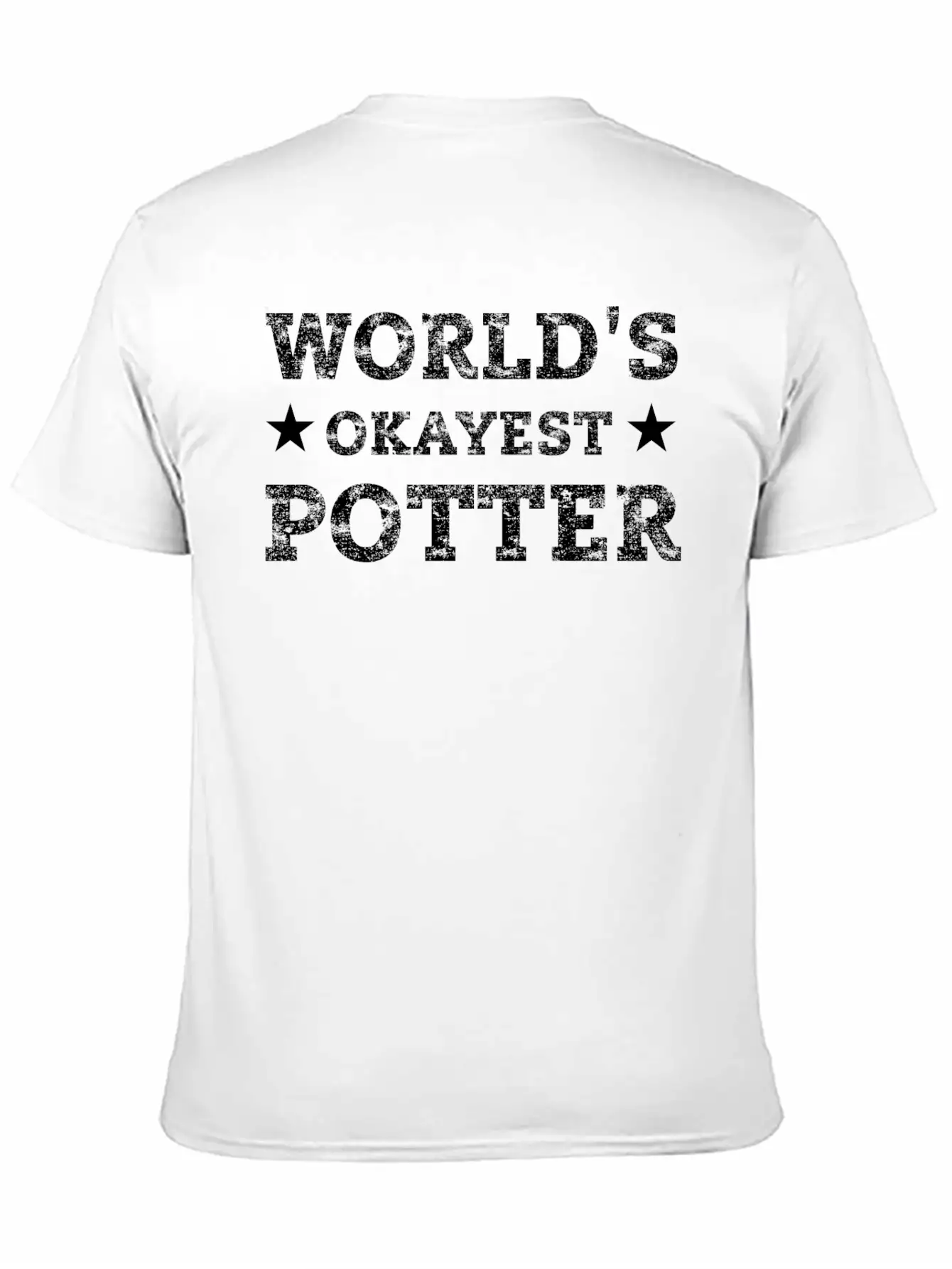 Pottery Ceramic Tone Shirt | Worlds Okayest Potter Breathable Soft Cotton T-Shirt – Timeless Casual Look