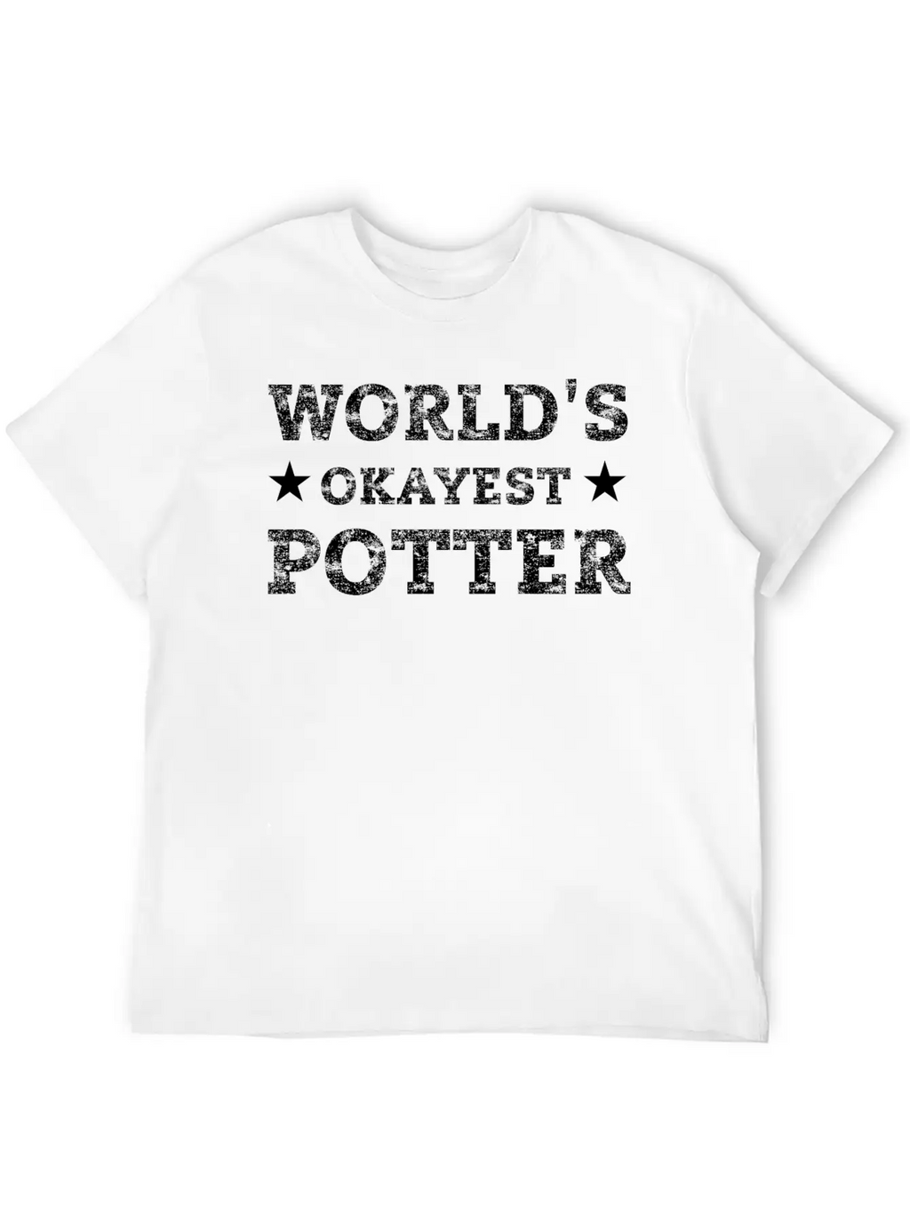 Pottery Ceramic Tone Shirt | Worlds Okayest Potter Breathable Soft Cotton T-Shirt – Timeless Casual Look
