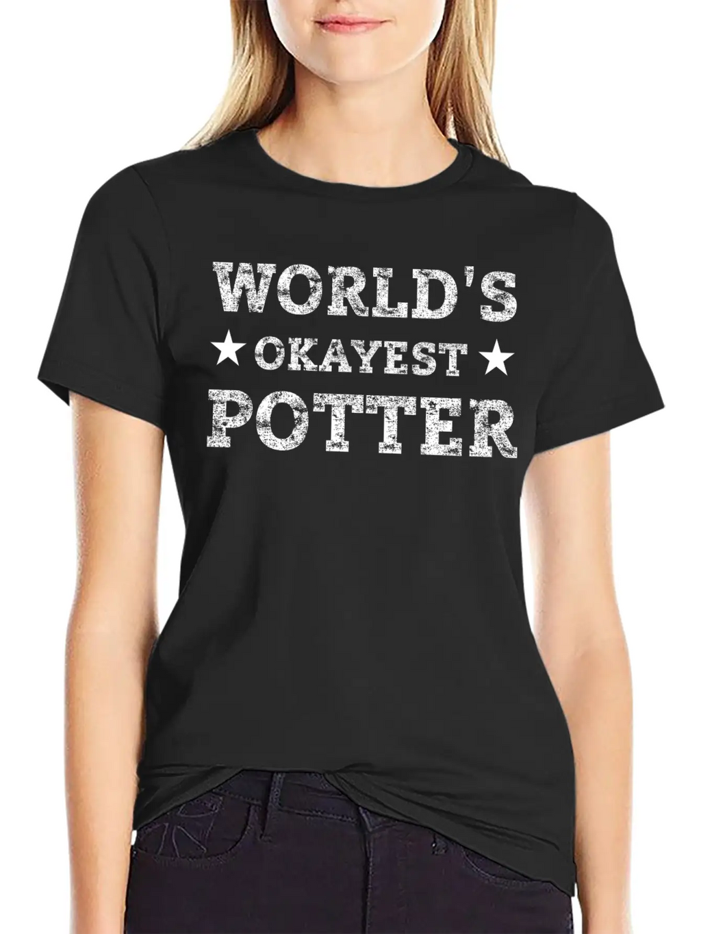 Pottery Ceramic Tone Shirt | Worlds Okayest Potter Breathable Soft Cotton T-Shirt – Timeless Casual Look
