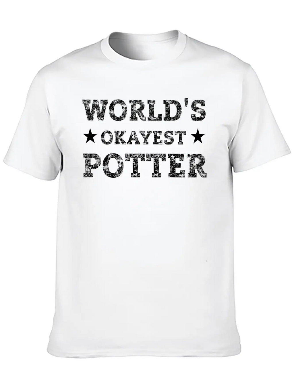 Pottery Ceramic Tone Shirt | Worlds Okayest Potter Breathable Soft Cotton T-Shirt – Timeless Casual Look