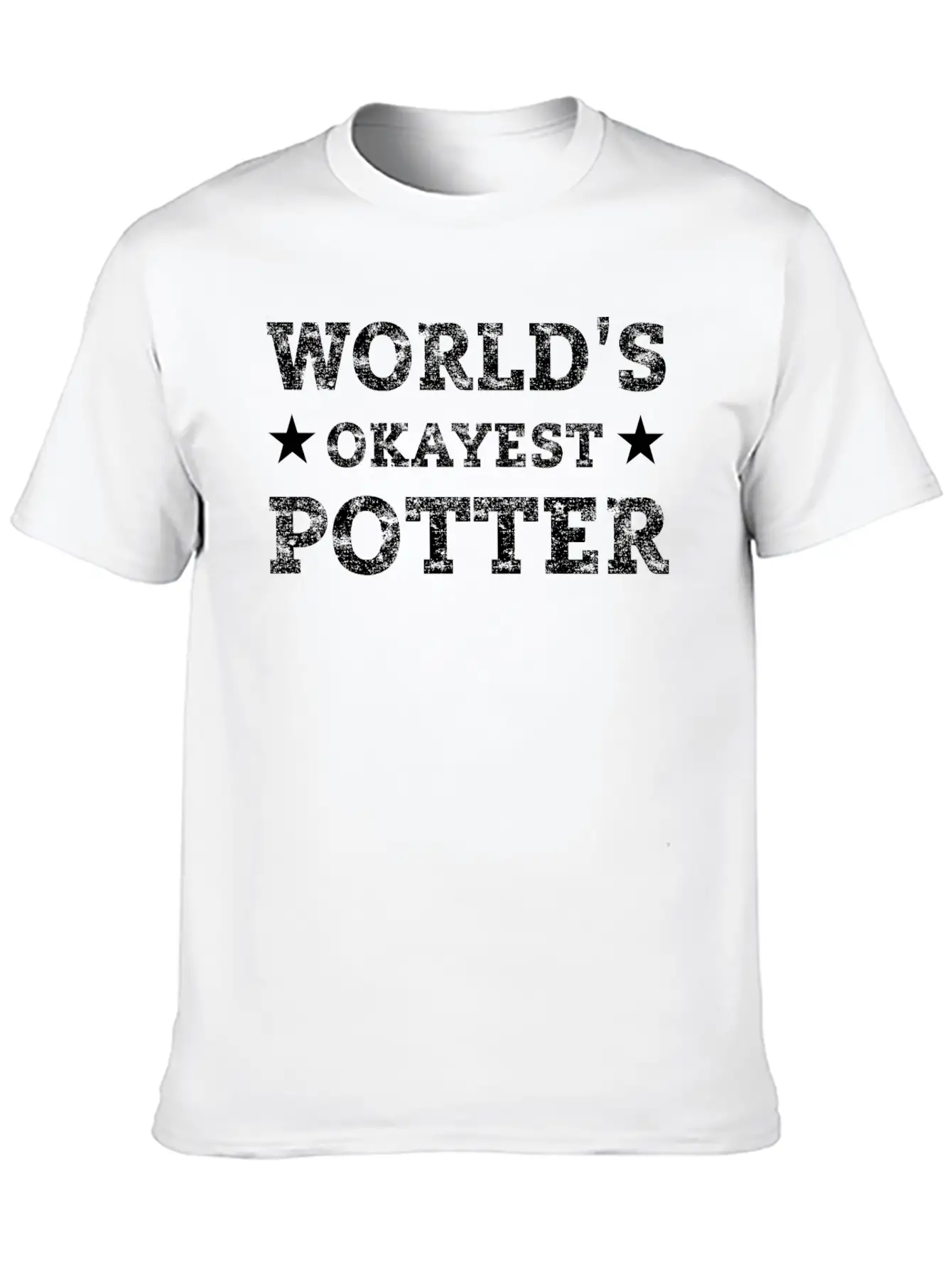 Pottery Ceramic Tone Shirt | Worlds Okayest Potter Breathable Soft Cotton T-Shirt – Timeless Casual Look