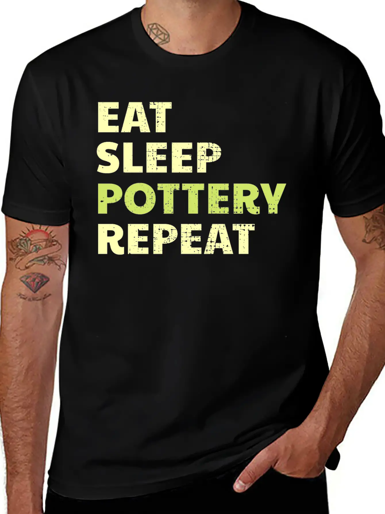 Pottery Ceramics Artist Potter Clay Funny Humour Classic Fit Graphic Tee For Daily Comfort – Unisex Cotton Shirt