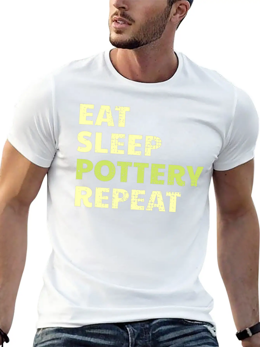 Pottery Ceramics Artist Potter Clay Funny Humour Classic Fit Graphic Tee For Daily Comfort – Unisex Cotton Shirt