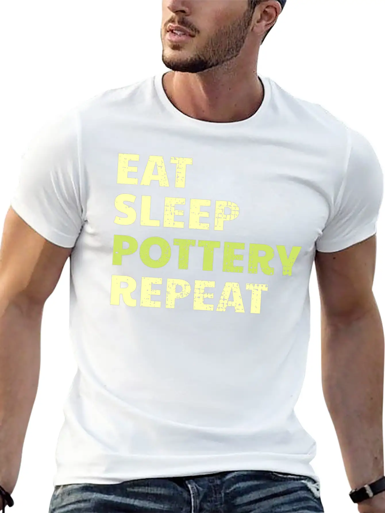 Pottery Ceramics Artist Potter Clay Funny Humour Classic Fit Graphic Tee For Daily Comfort – Unisex Cotton Shirt