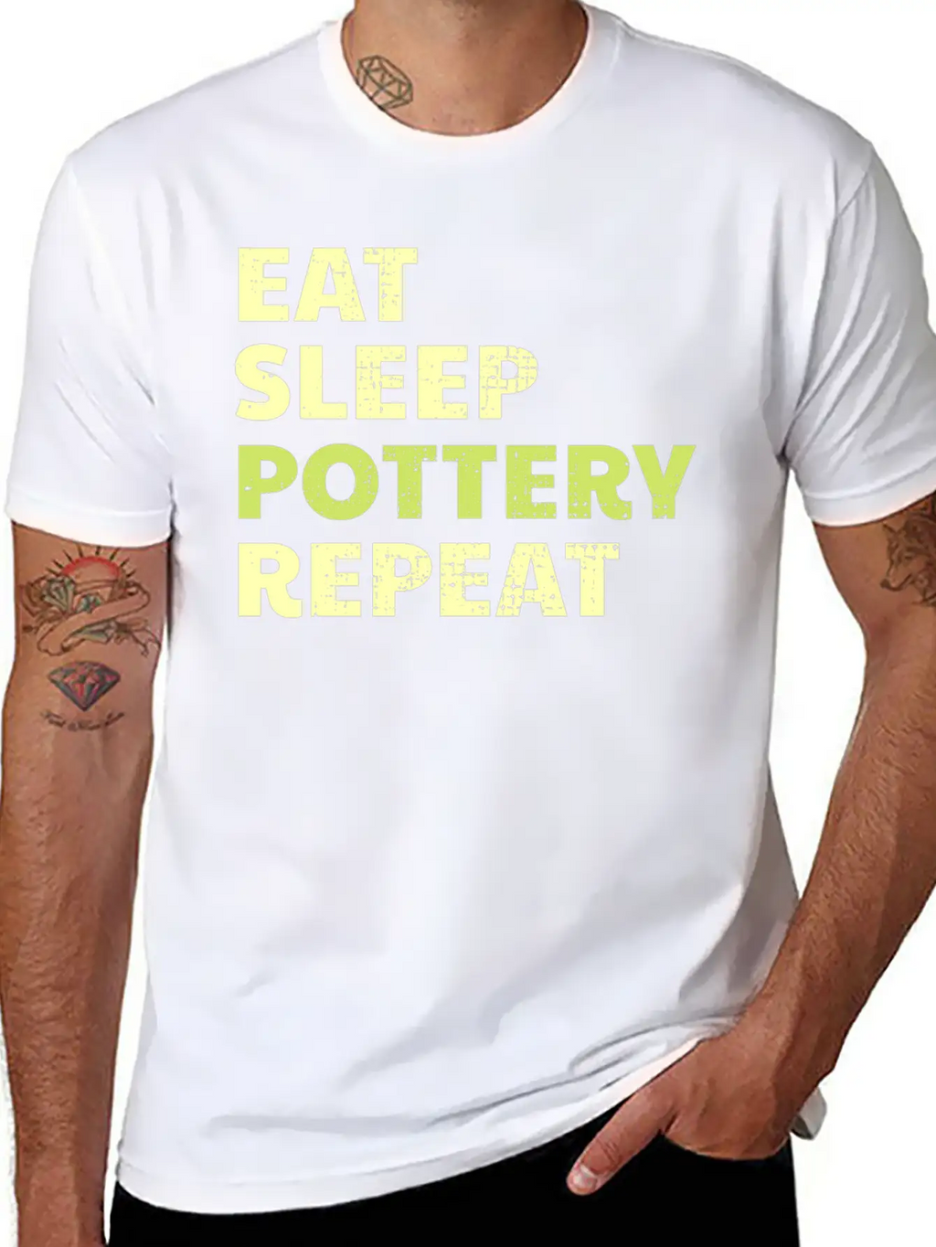 Pottery Ceramics Artist Potter Clay Funny Humour Classic Fit Graphic Tee For Daily Comfort – Unisex Cotton Shirt