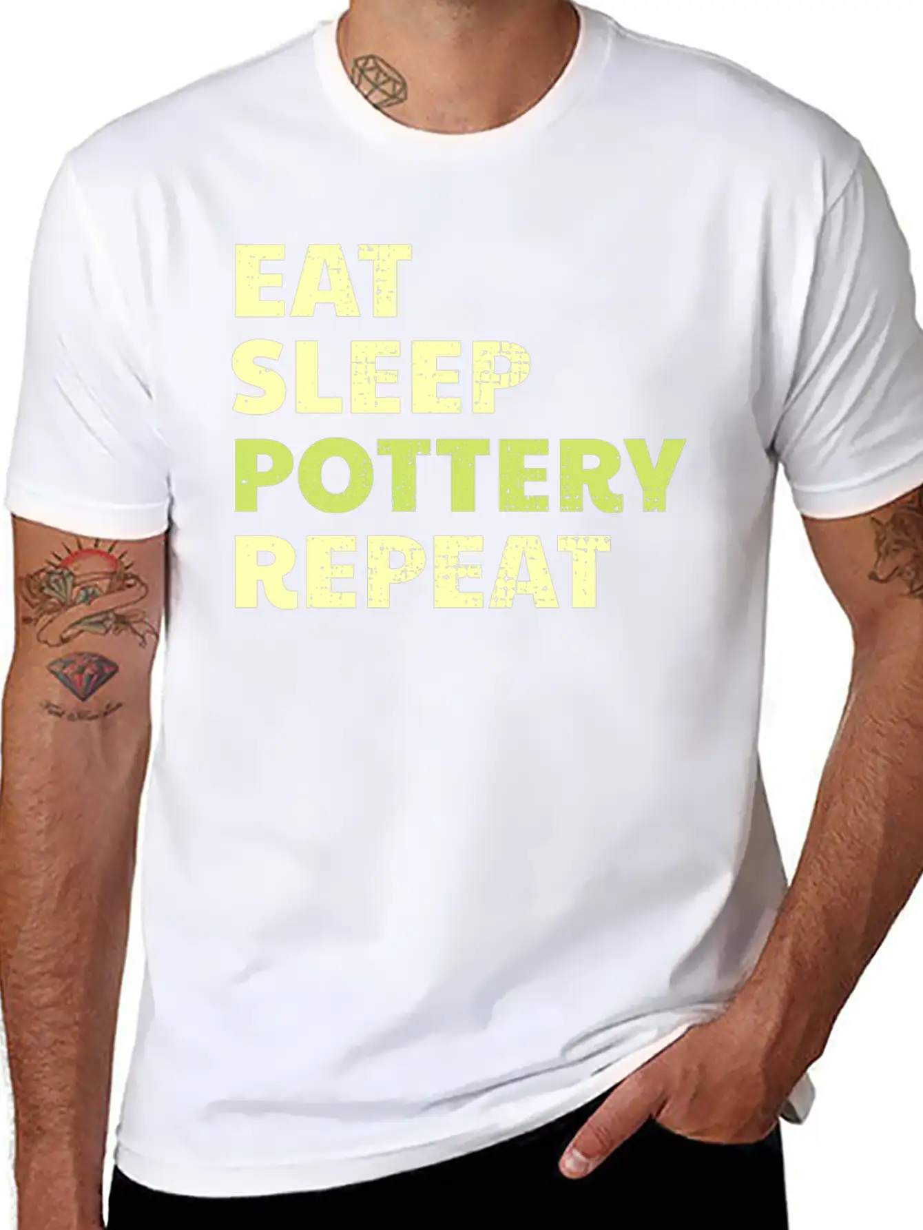 Pottery Ceramics Artist Potter Clay Funny Humour Classic Fit Graphic Tee For Daily Comfort – Unisex Cotton Shirt