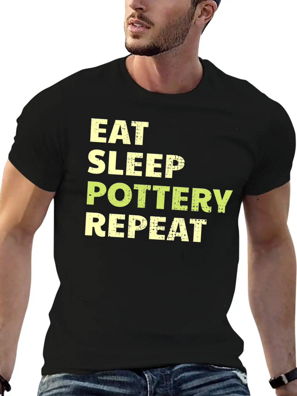 Pottery Ceramics Artist Potter Clay Funny Humour Classic Fit Graphic Tee For Daily Comfort – Unisex Cotton Shirt