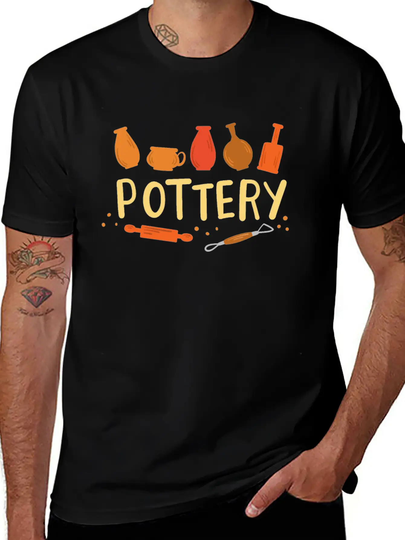 Pottery Clay Ceramics Unisex Casual T-Shirt – Clean Design For Daily Comfort