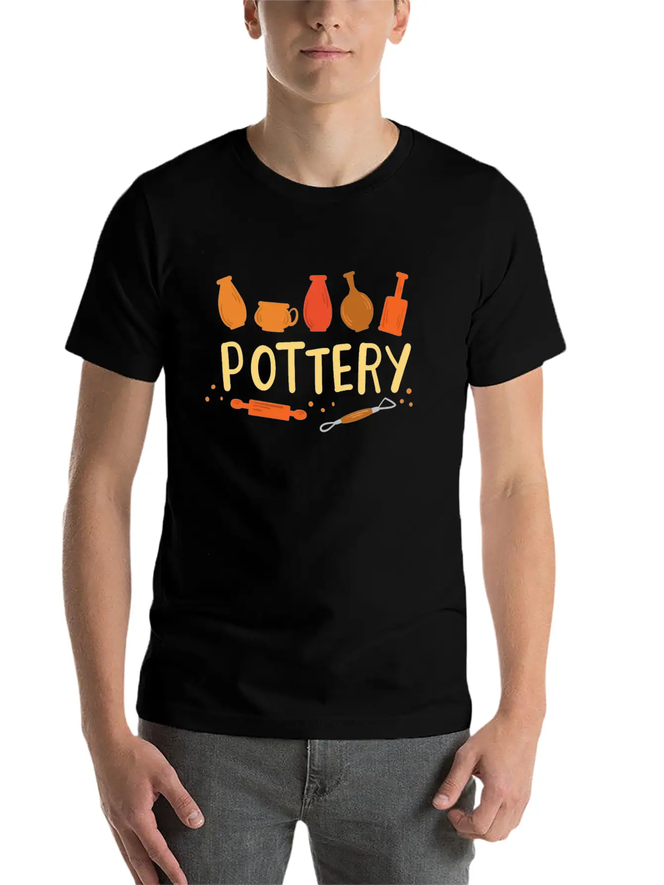 Pottery Clay Ceramics Unisex Casual T-Shirt – Clean Design For Daily Comfort