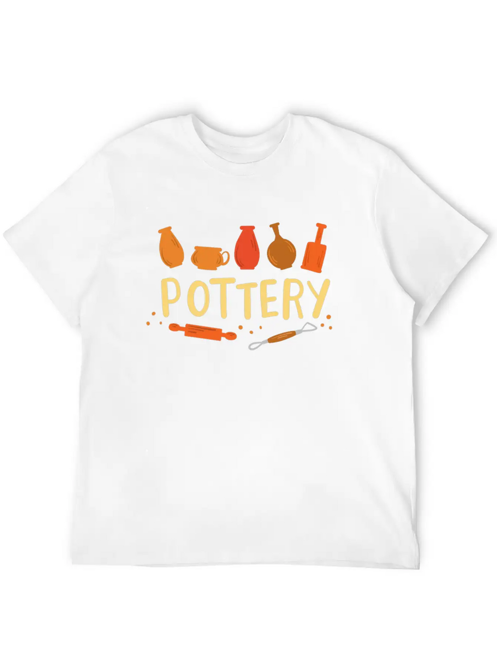 Pottery Clay Ceramics Unisex Casual T-Shirt – Clean Design For Daily Comfort