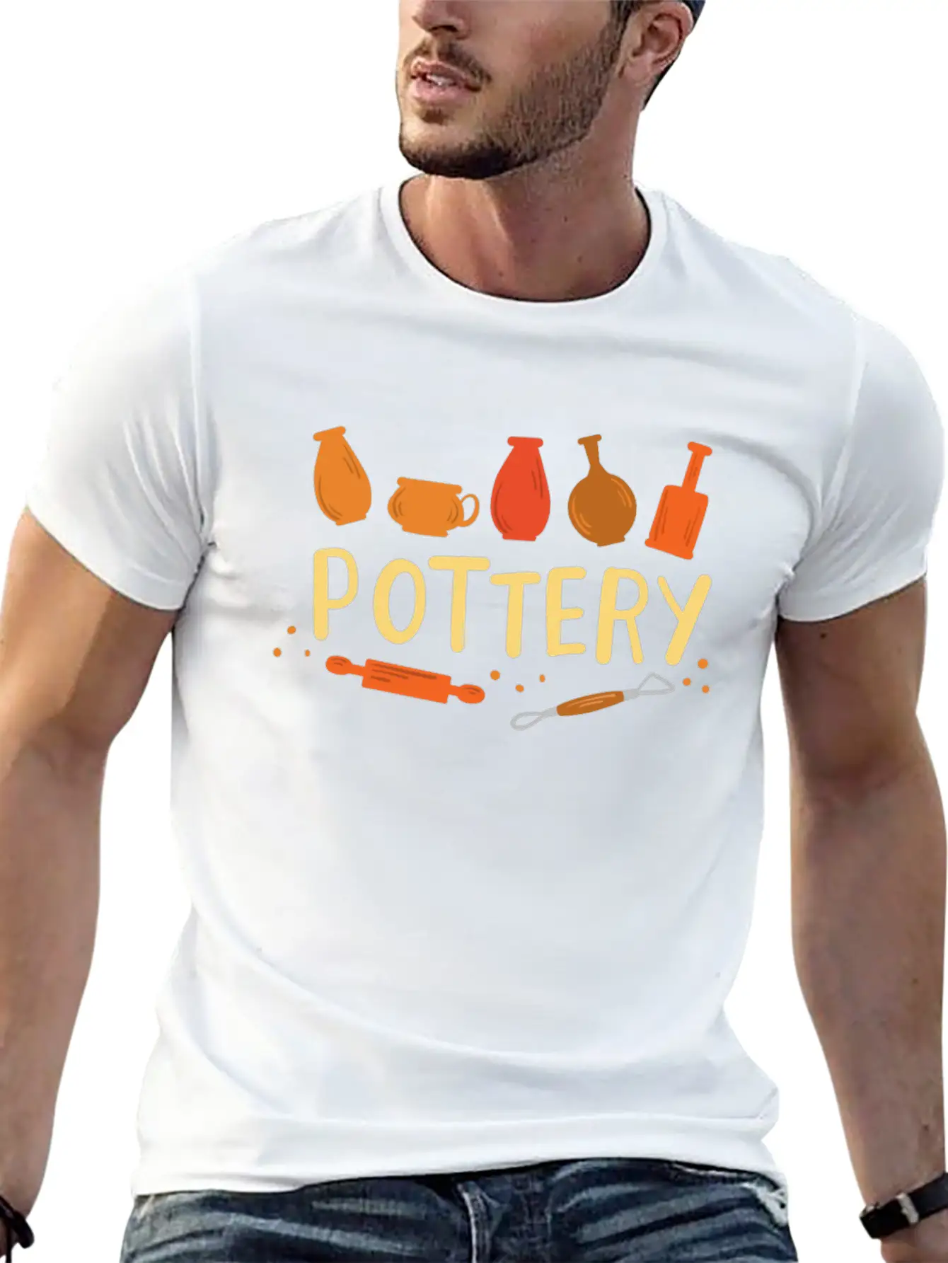 Pottery Clay Ceramics Unisex Casual T-Shirt – Clean Design For Daily Comfort