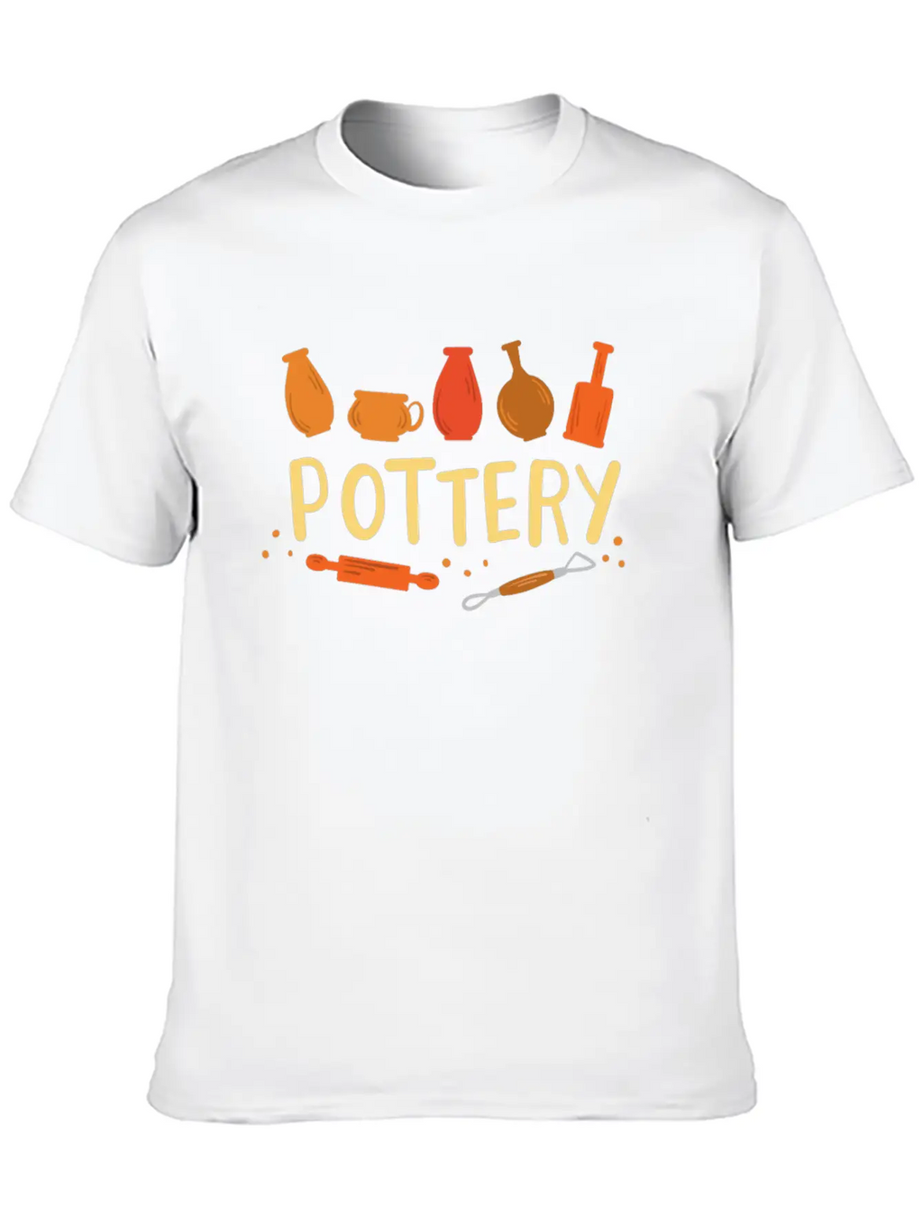 Pottery Clay Ceramics Unisex Casual T-Shirt – Clean Design For Daily Comfort