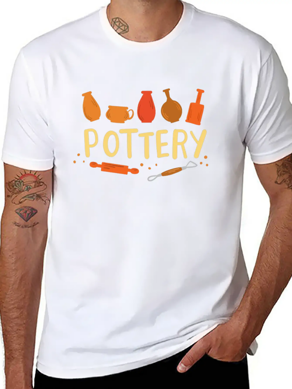 Pottery Clay Ceramics Unisex Casual T-Shirt – Clean Design For Daily Comfort